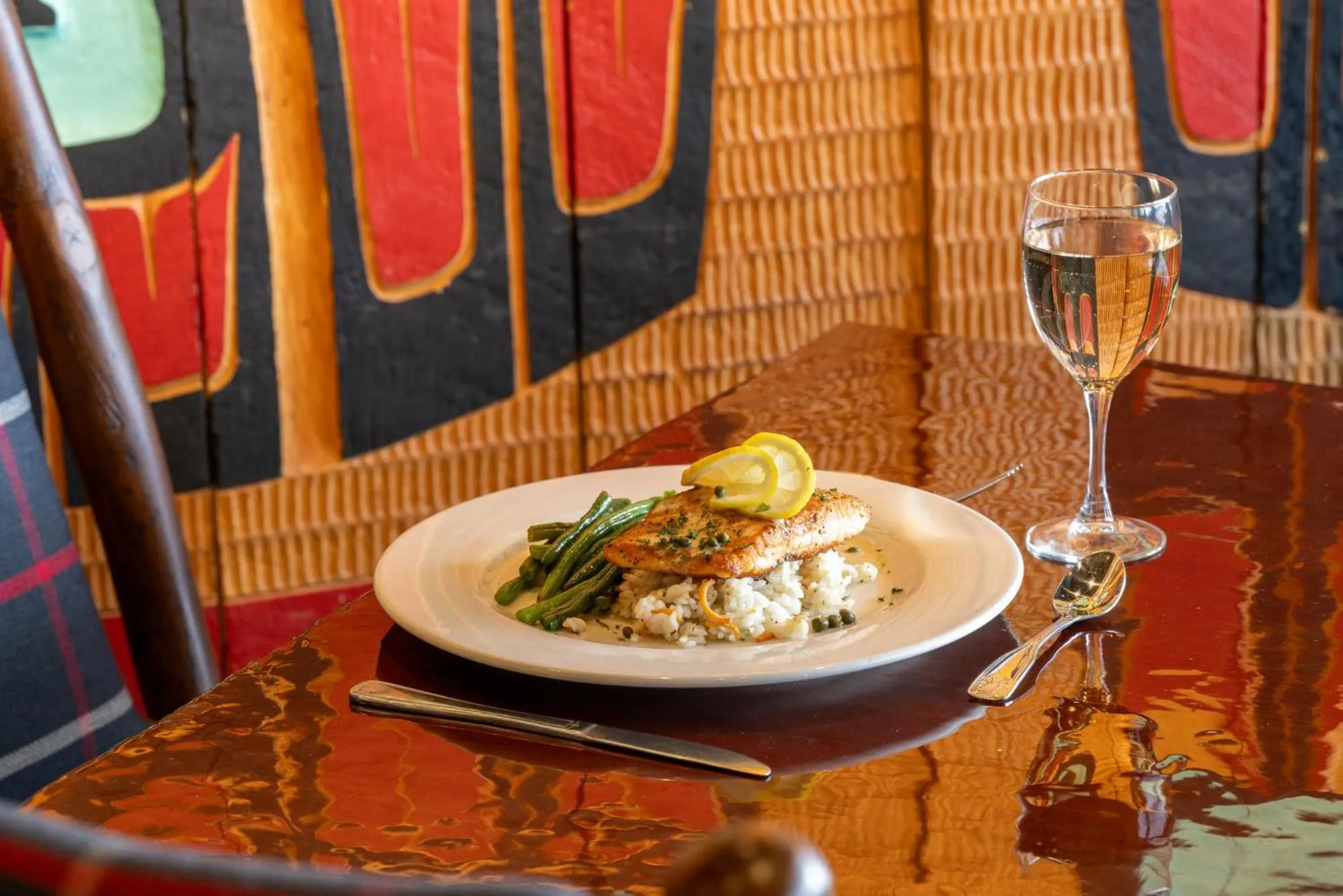 Food and drinks in Glacier Bay Lodge