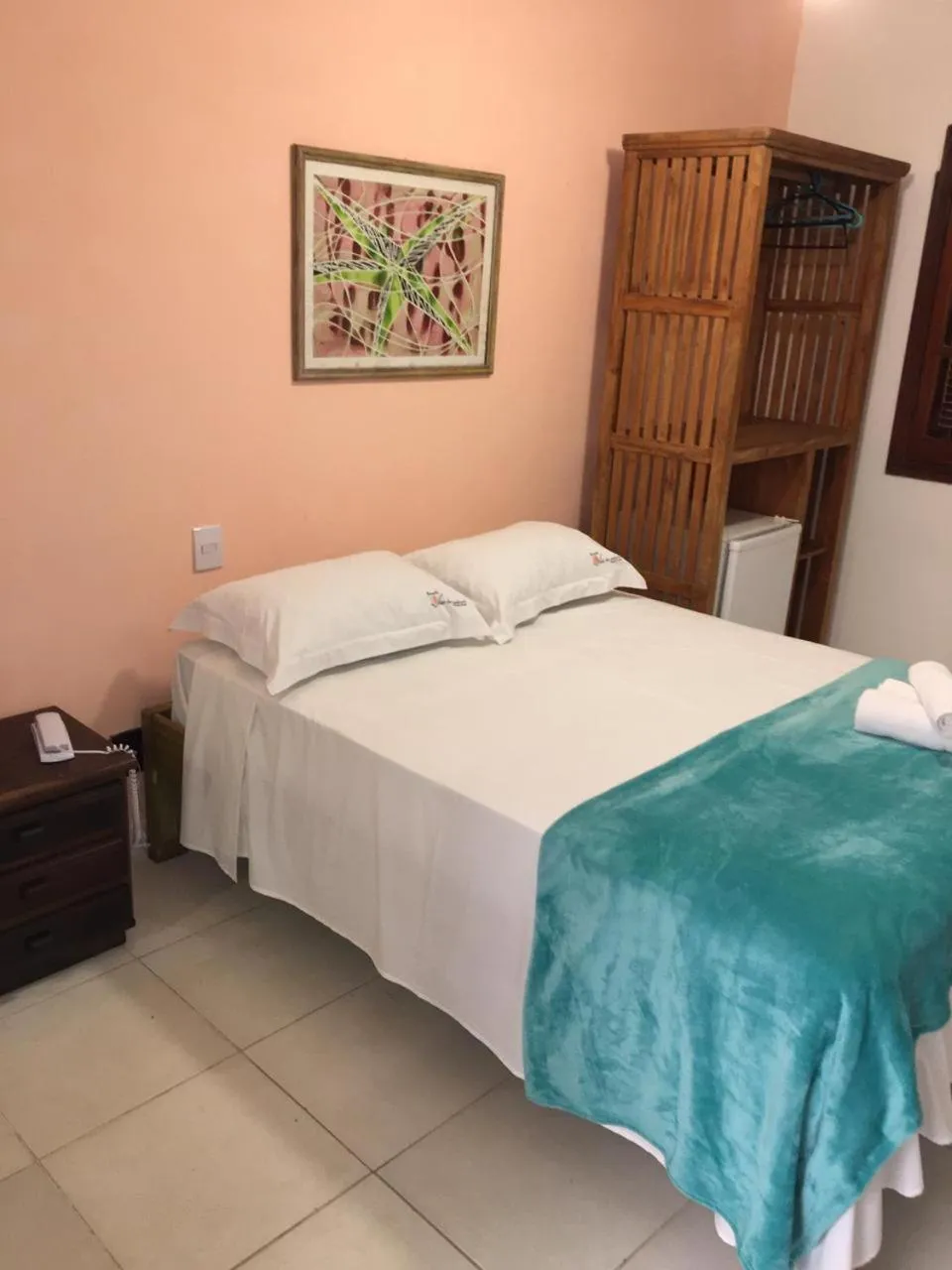 Bed in Pousada Azul Banana - Camburi