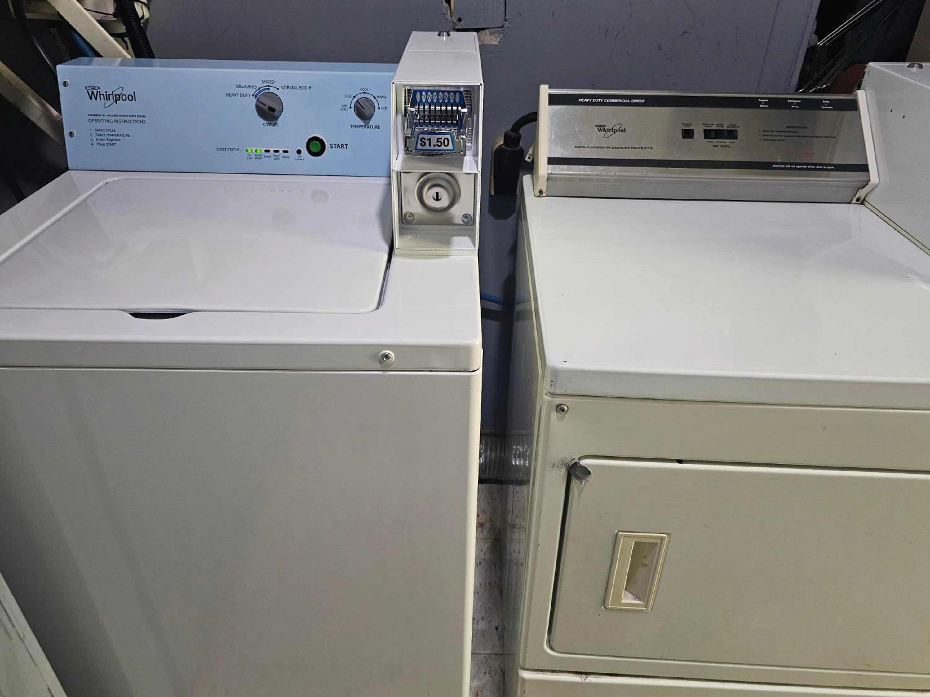 washing machine in Budgetel inn & Suites