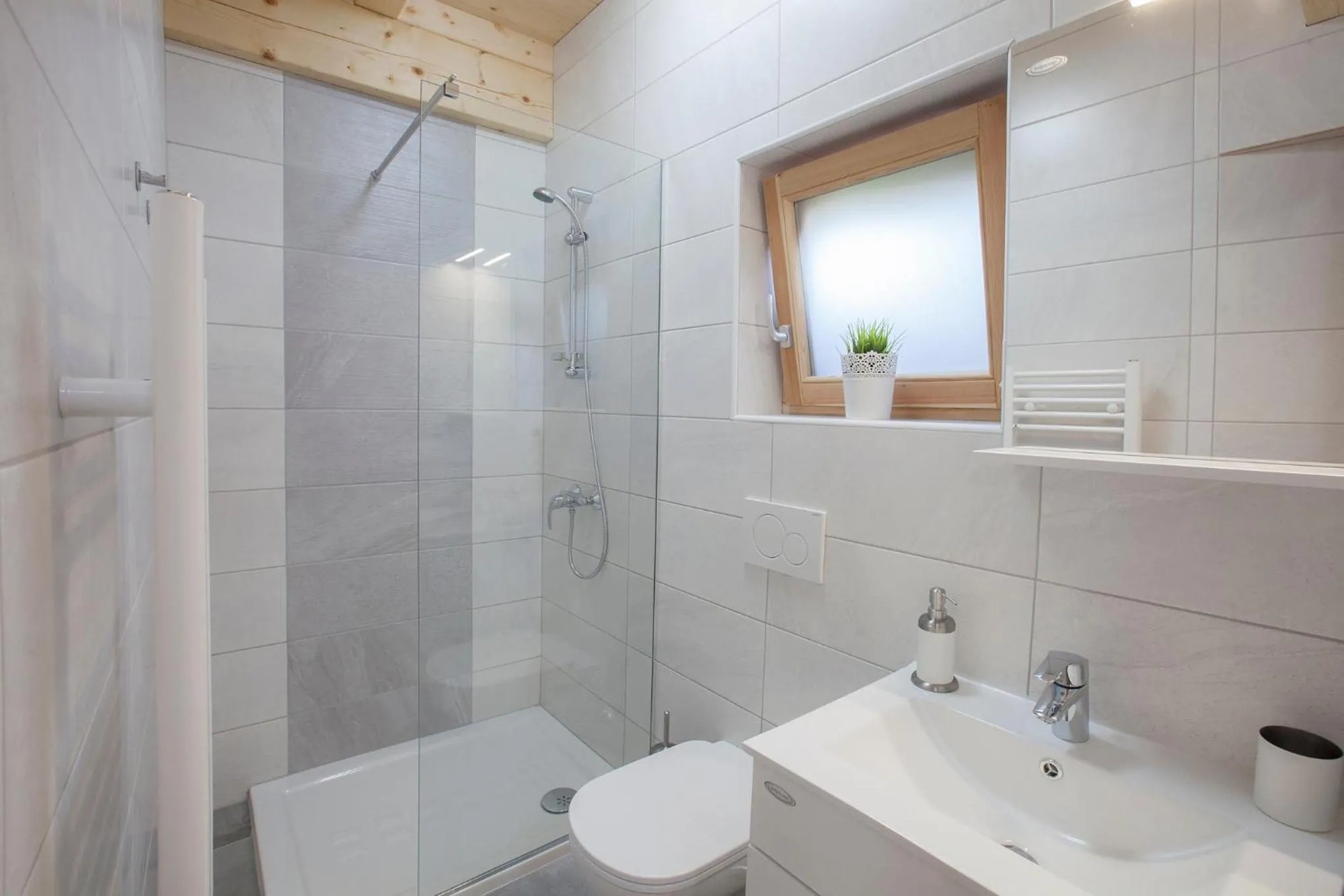 Bathroom in 1861 Blejka apartments Bled
