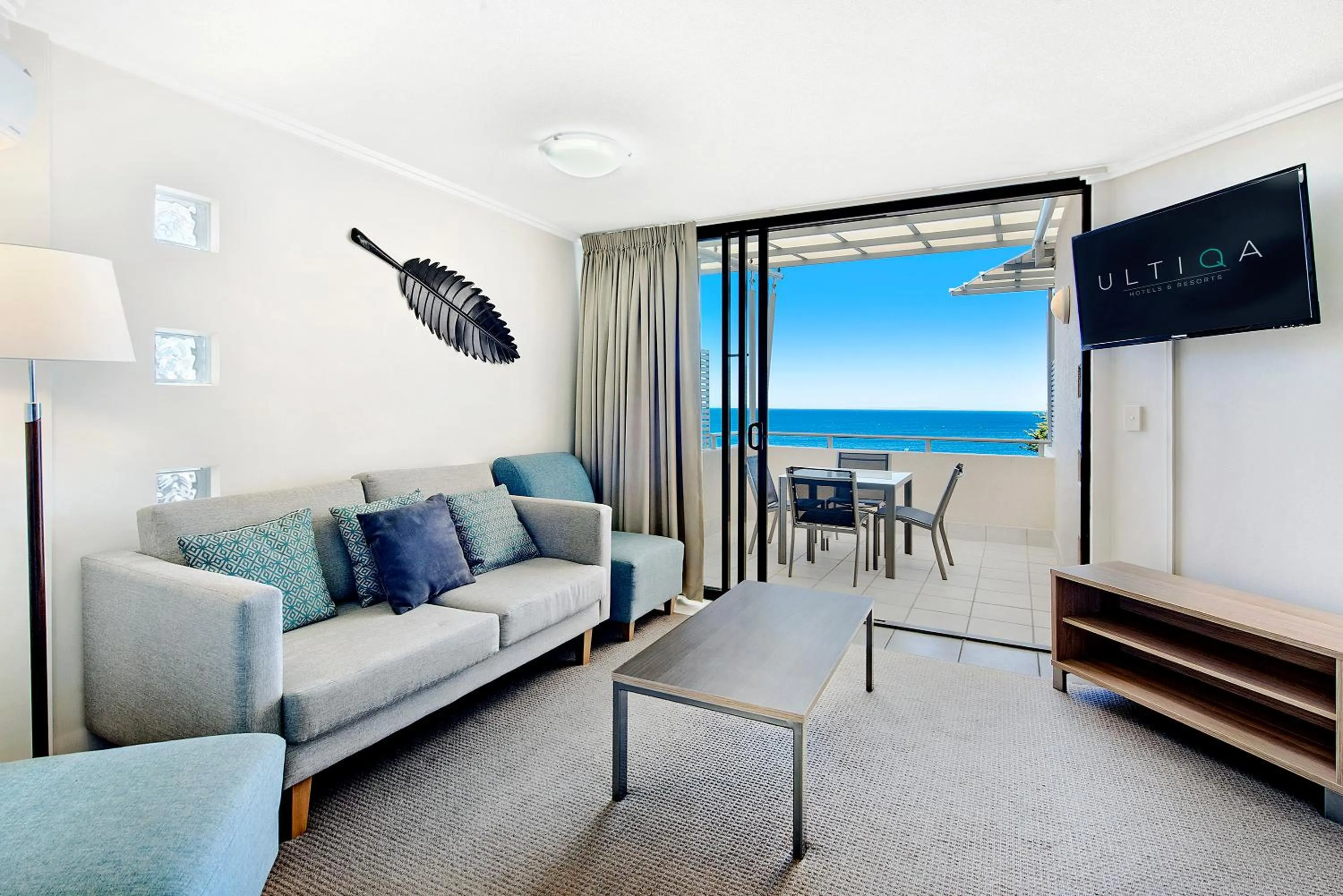 Living room in ULTIQA Shearwater Resort