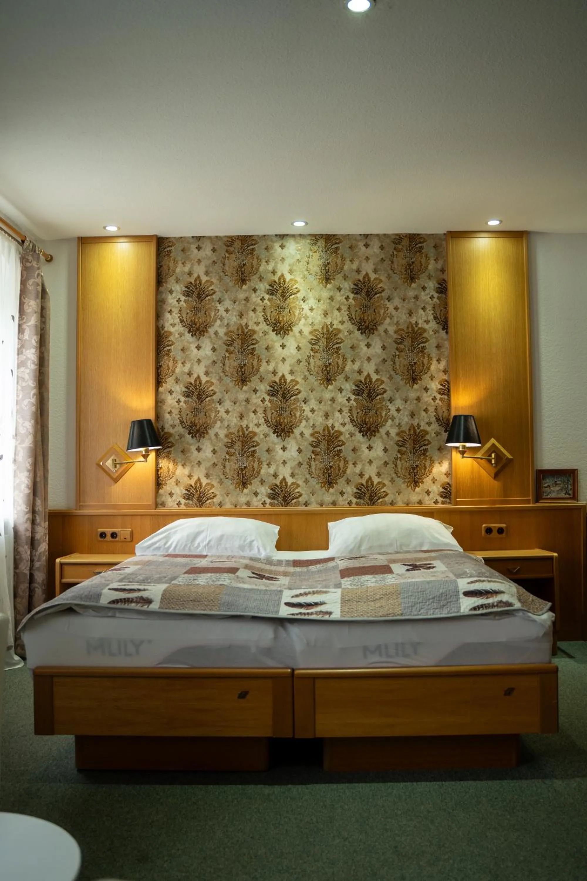 Bed in Das kleine Landhotel im Fichtelgebirge