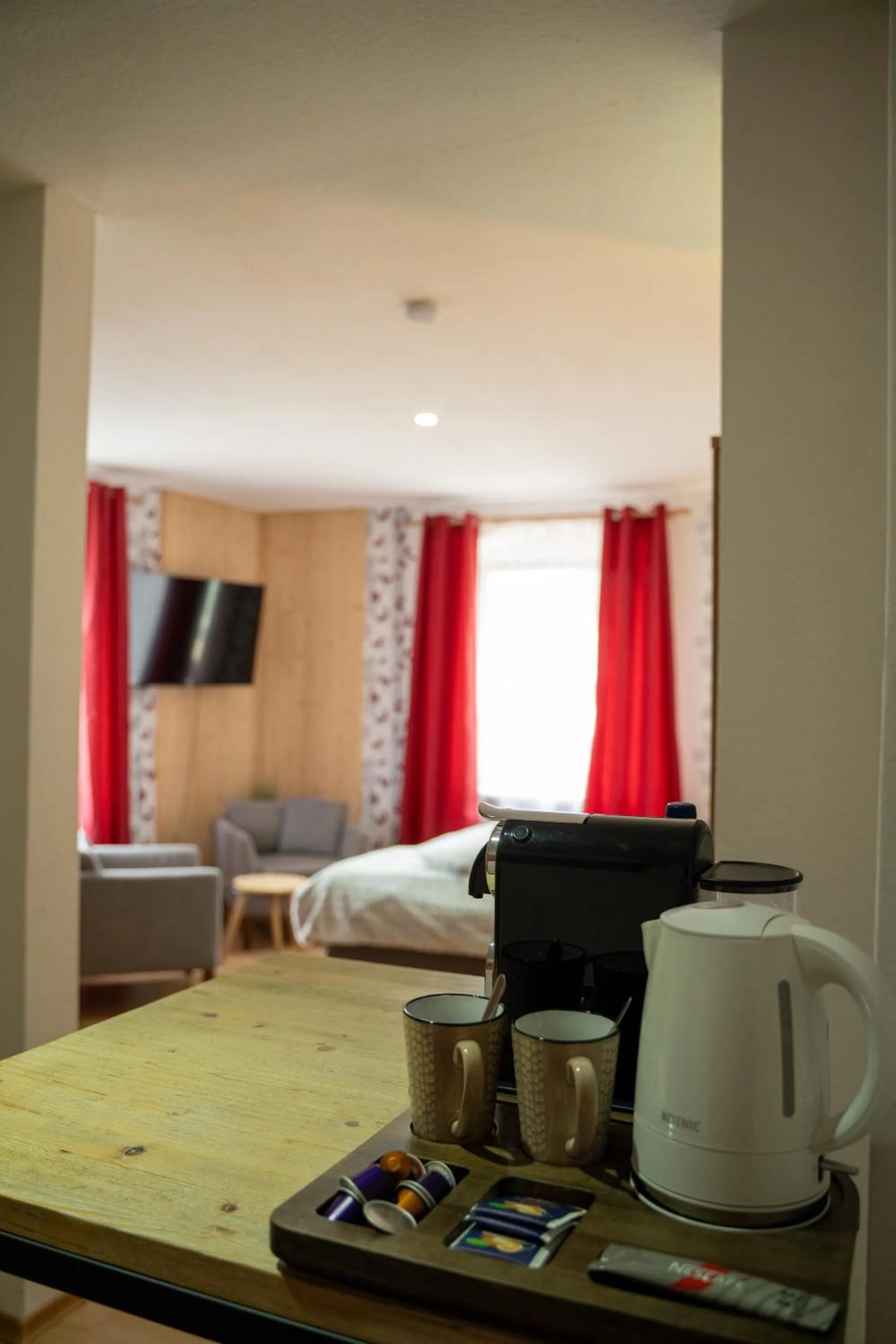 Bed in Das kleine Landhotel im Fichtelgebirge