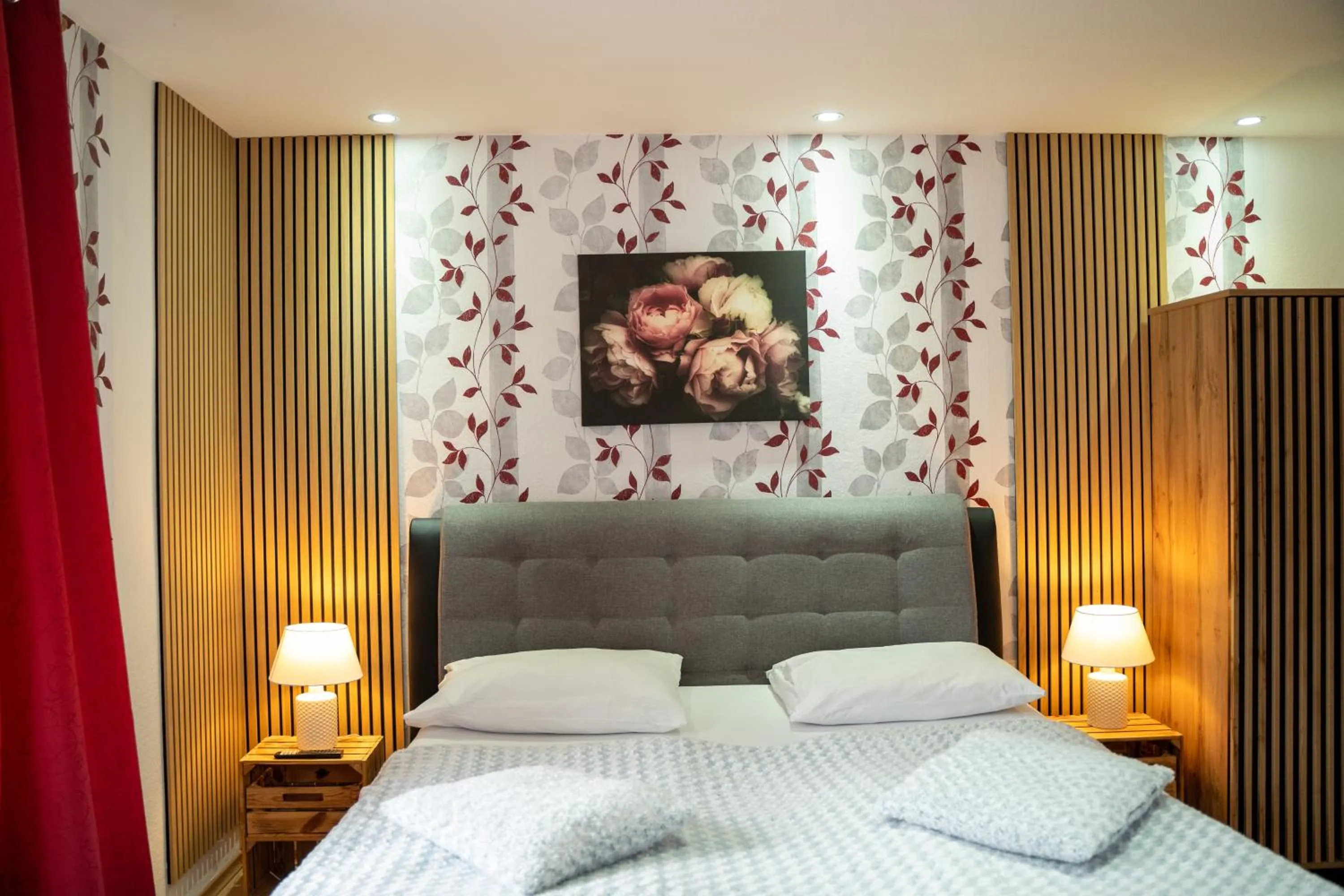 Bed in Das kleine Landhotel im Fichtelgebirge