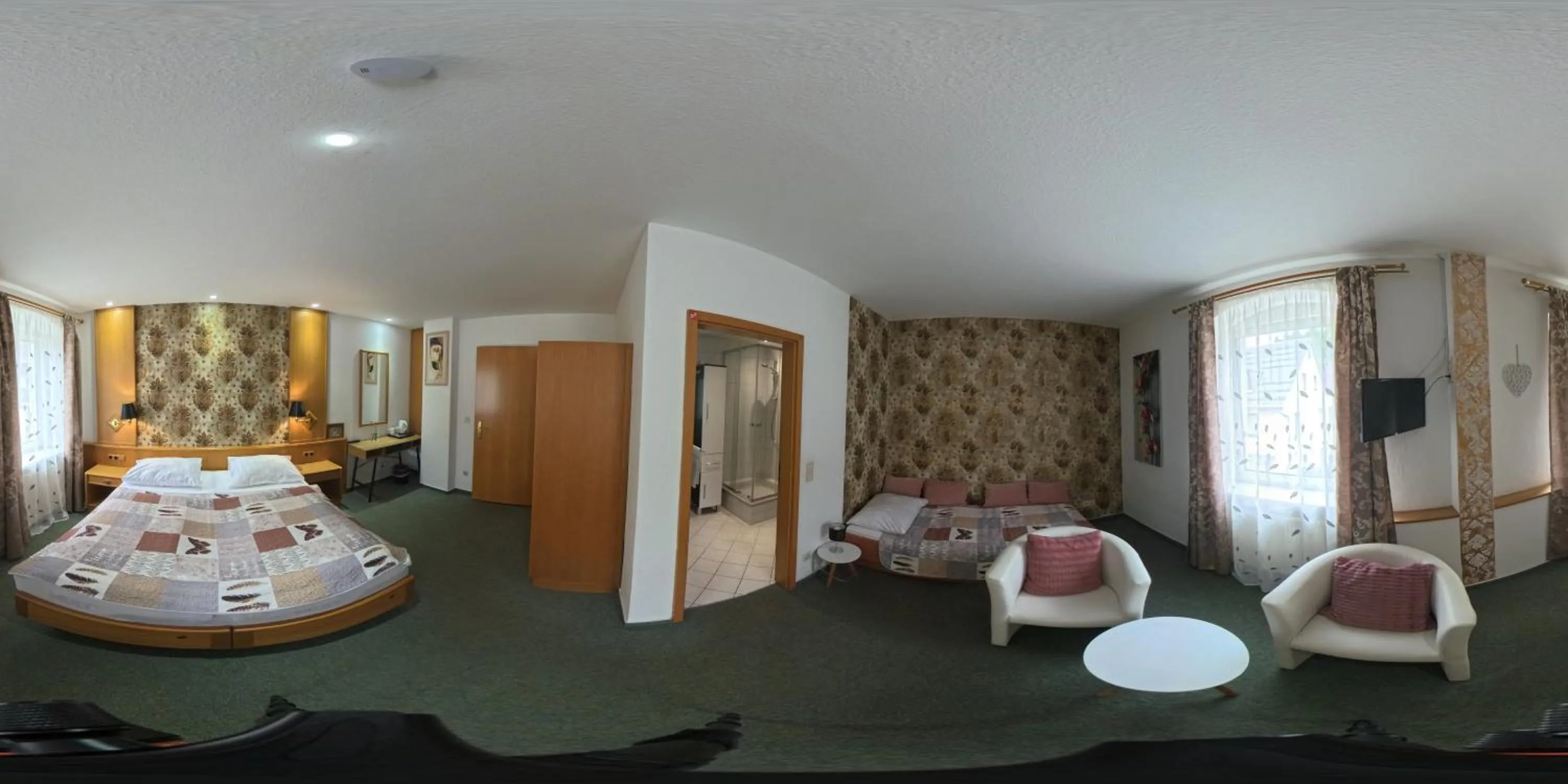 Bed in Das kleine Landhotel im Fichtelgebirge