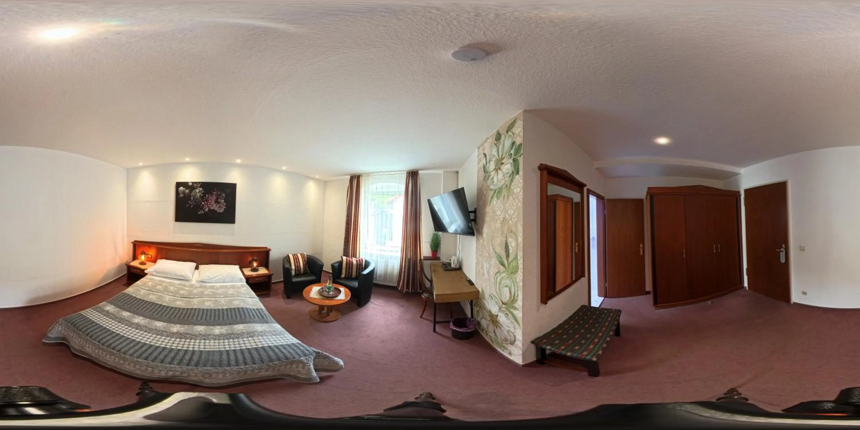 Bed in Das kleine Landhotel im Fichtelgebirge