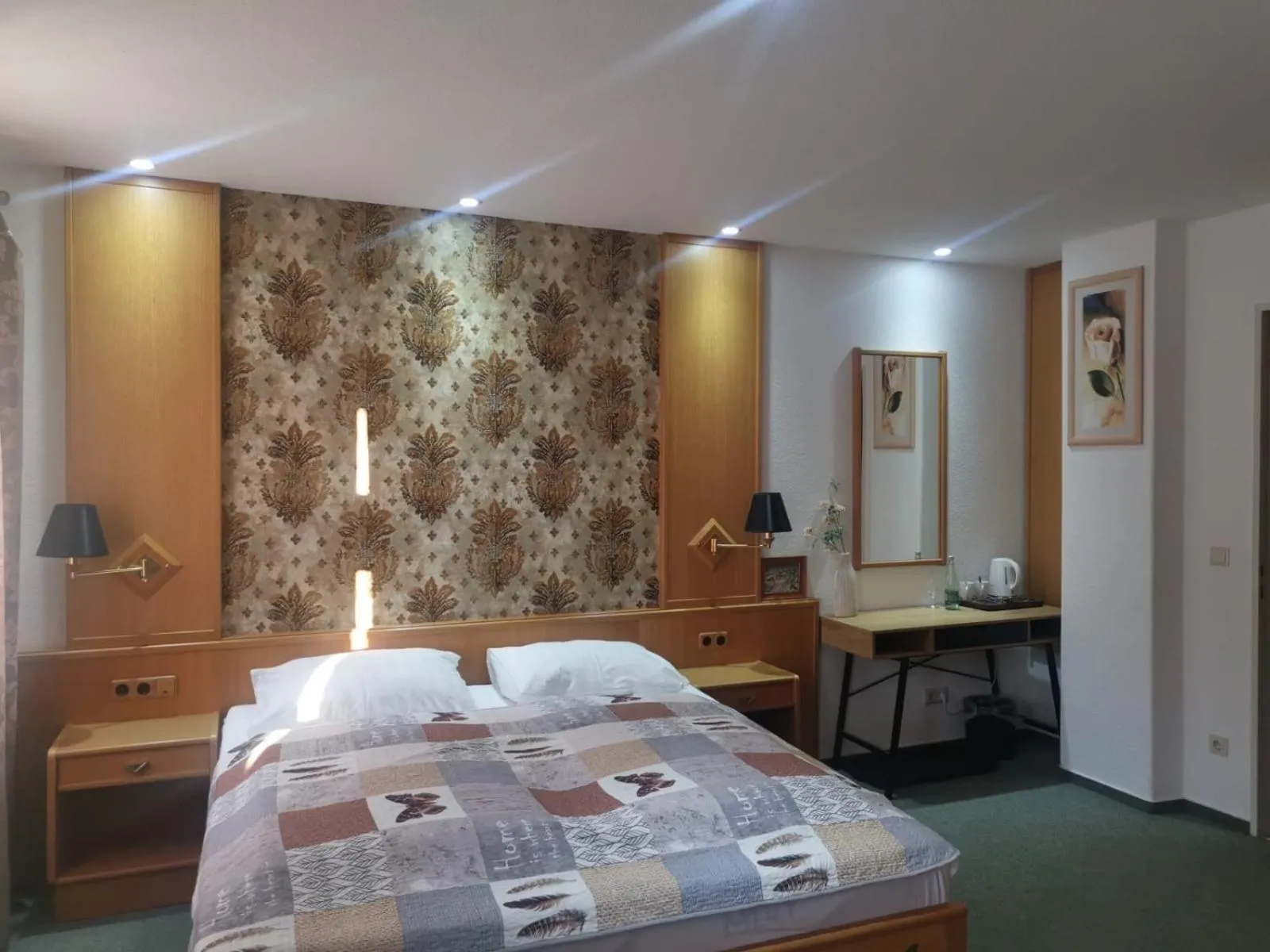 Bed in Wild West Hotel