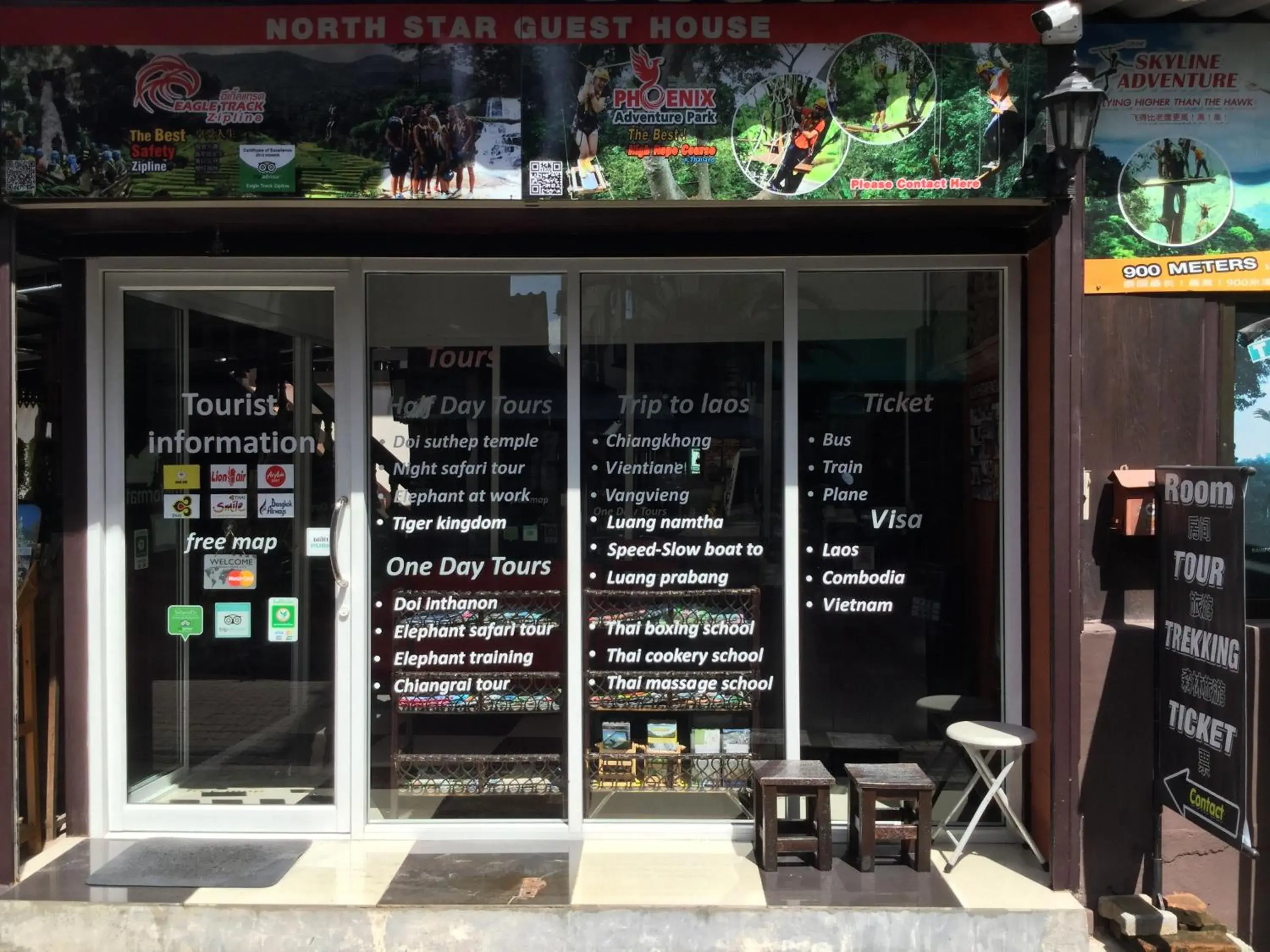 Property building in North Star Guest House Property building in North Star Guest House