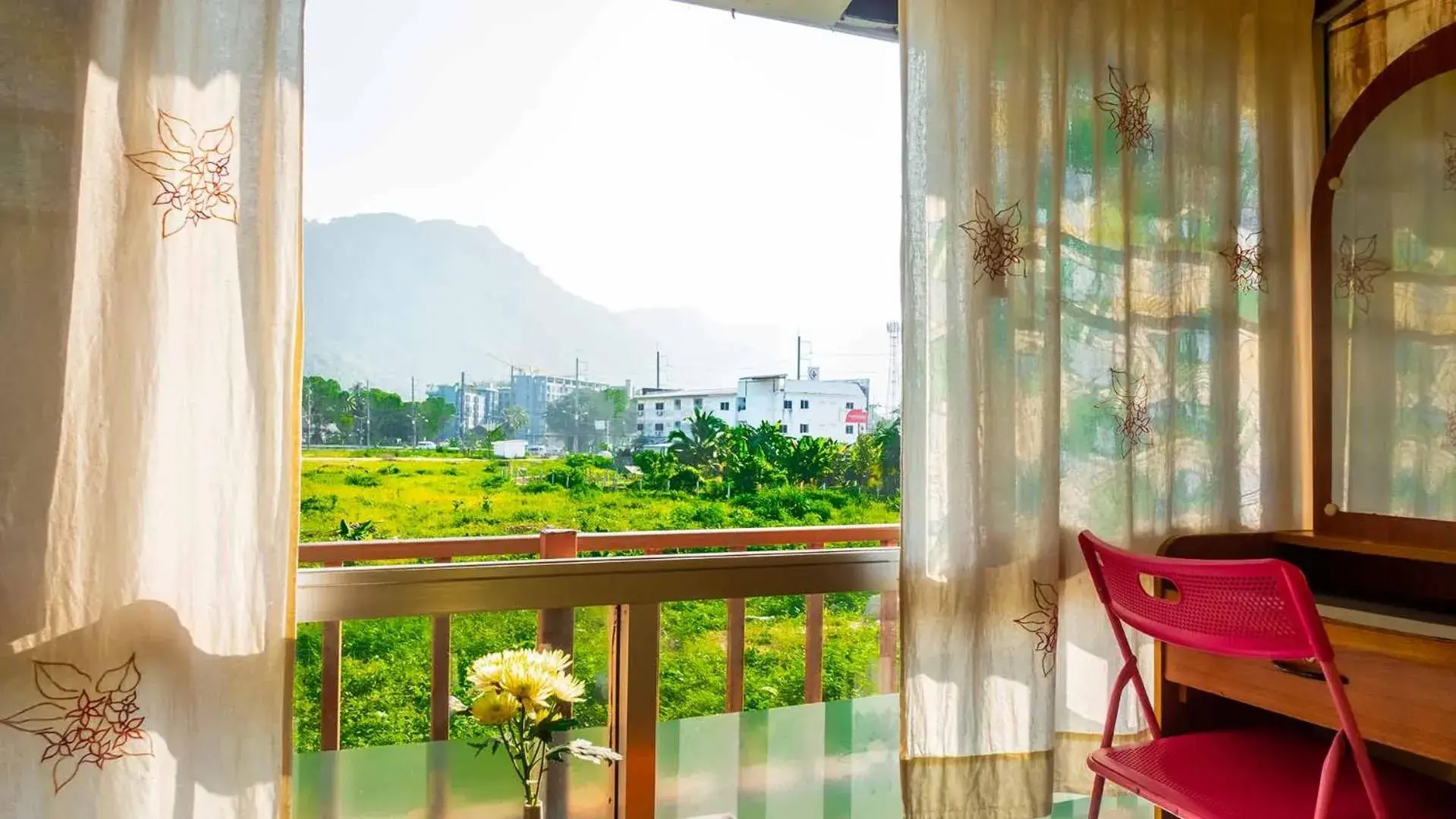 Mountain view in Sabina Guesthouse Kamala Mountain view in Sabina Guesthouse Kamala