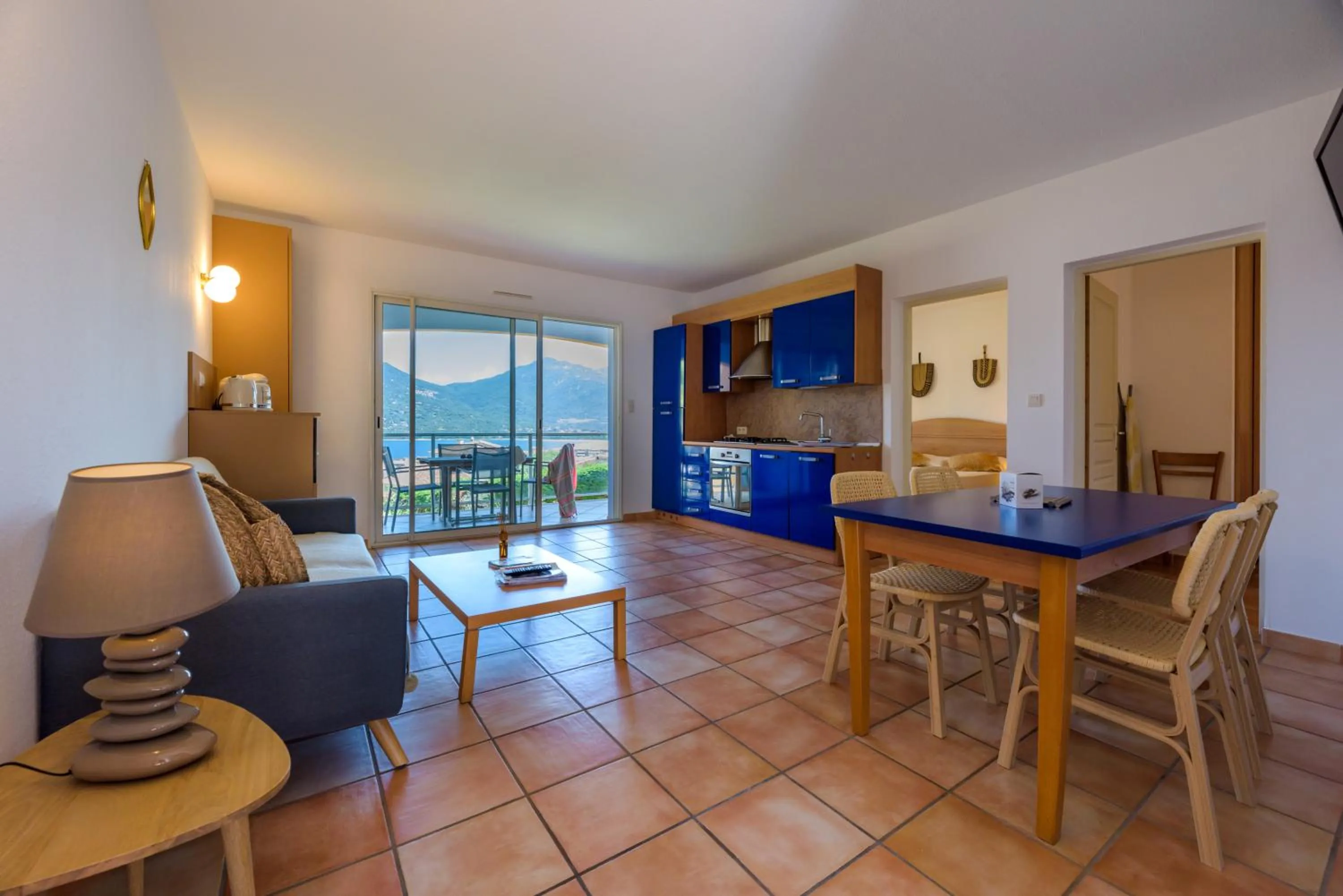 Apartment with Sea View in Résidence Ochji di Mare
