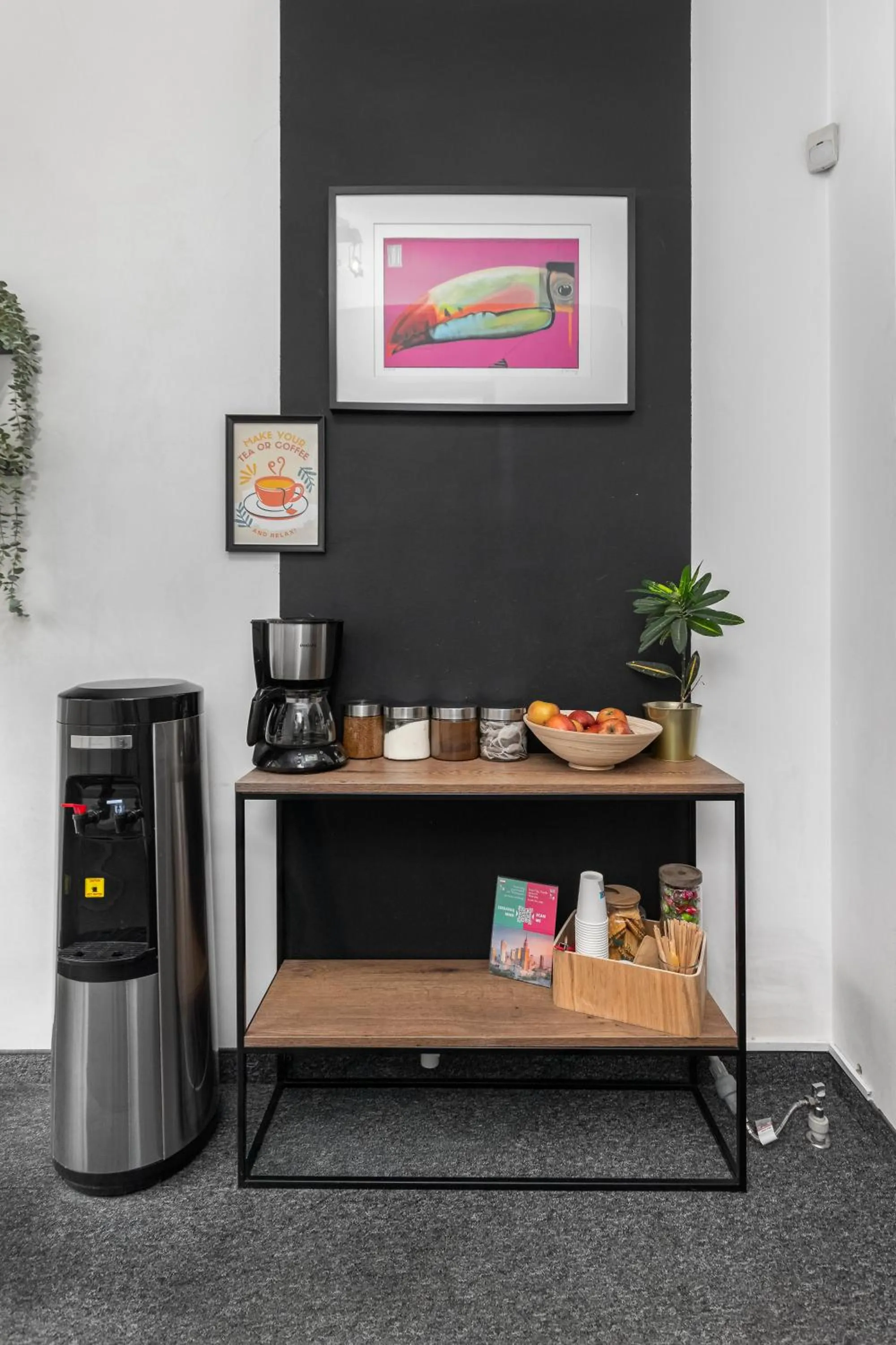 Coffee/tea facilities in Hostel Coco