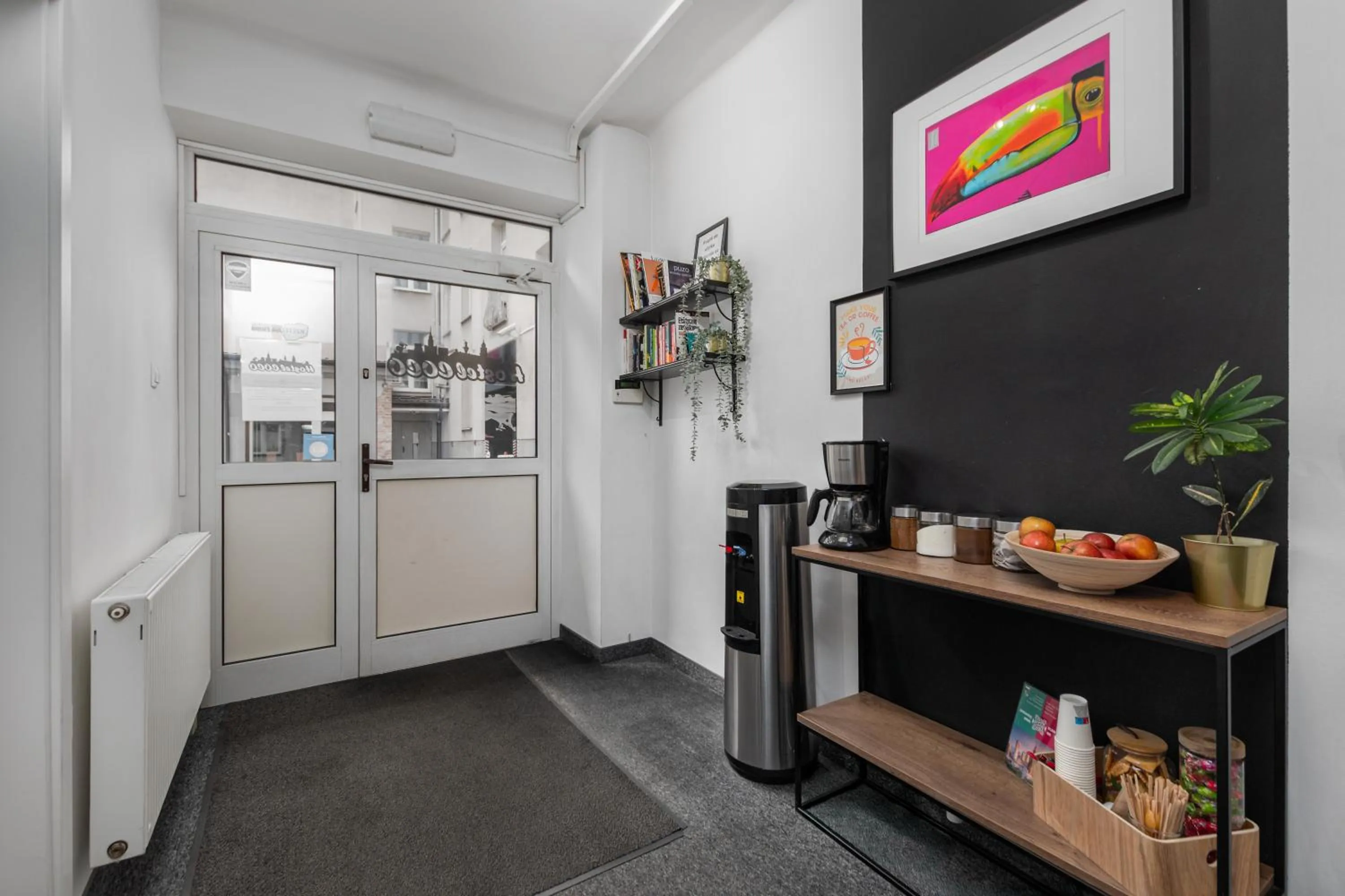 Coffee/tea facilities in Hostel Coco