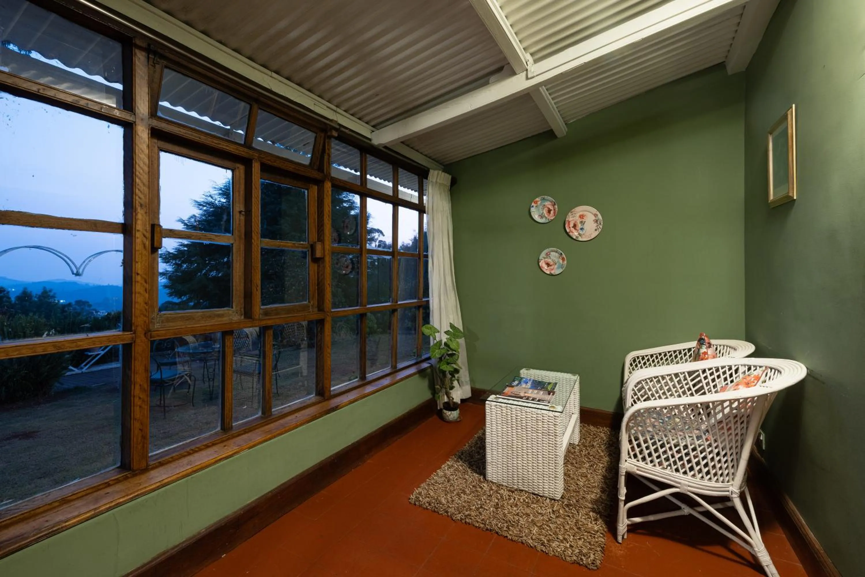 Seating area in King's Cliff