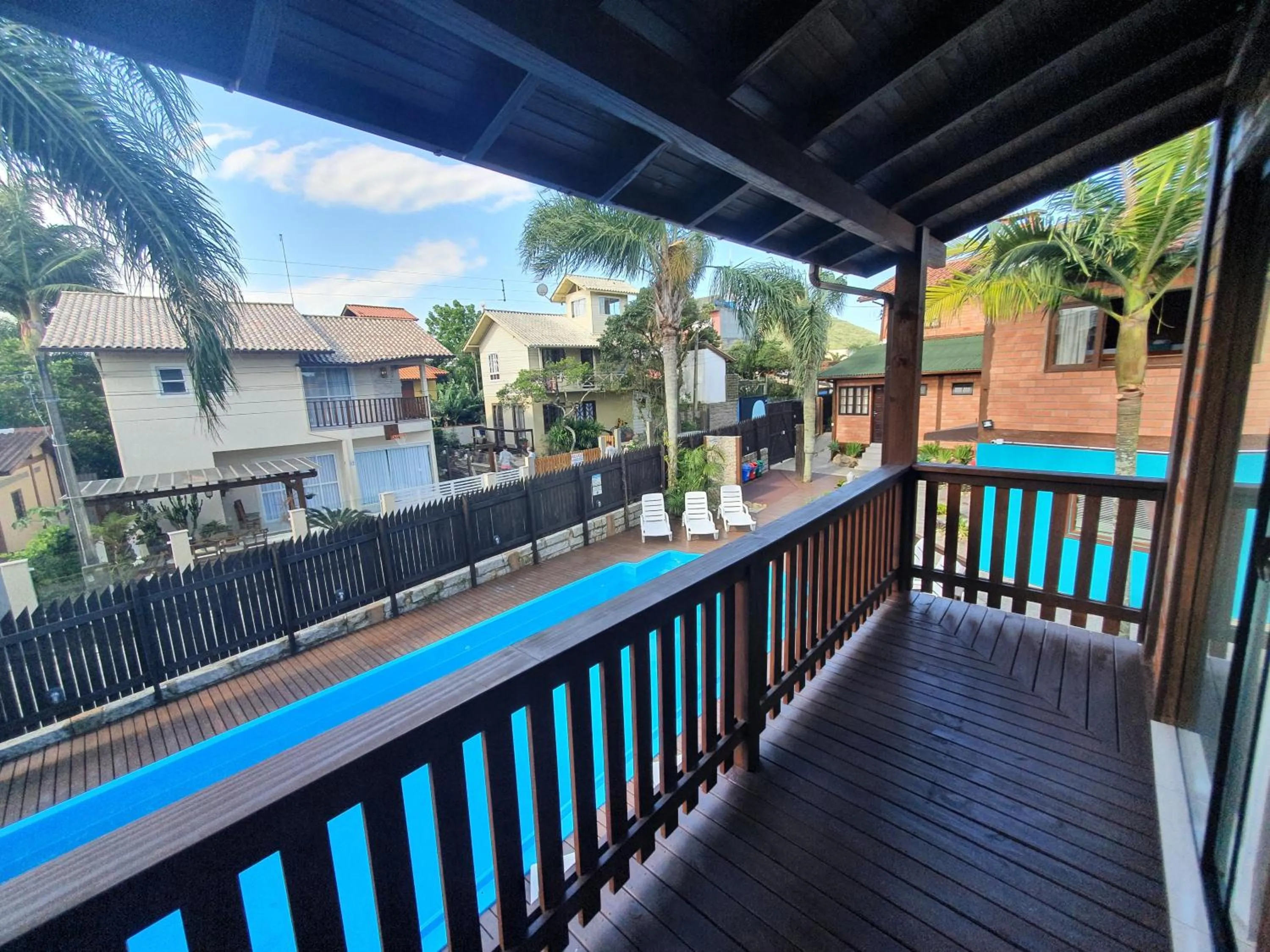 Pool view in Pousada Doce Mar