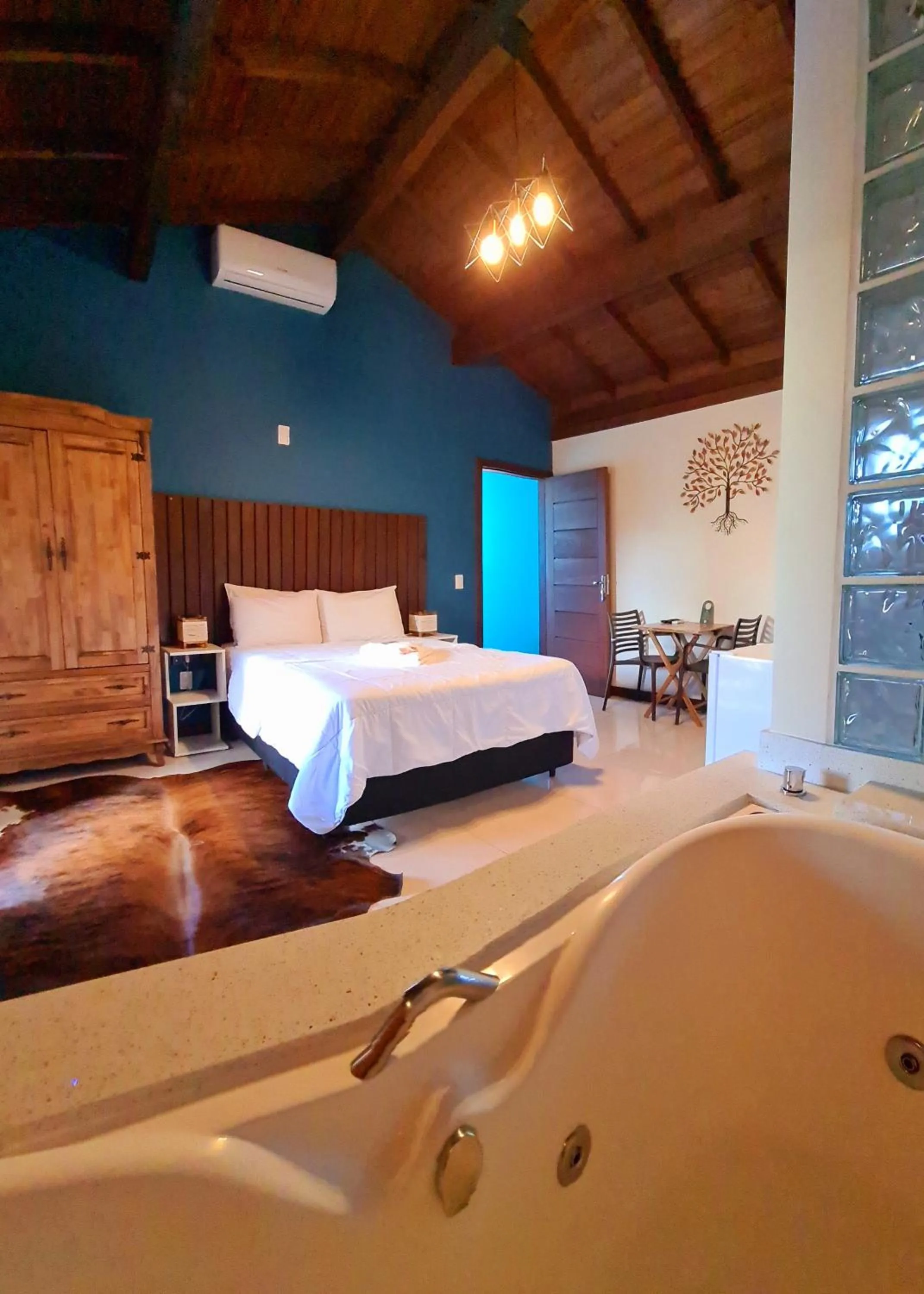 Bed in Pousada Doce Mar