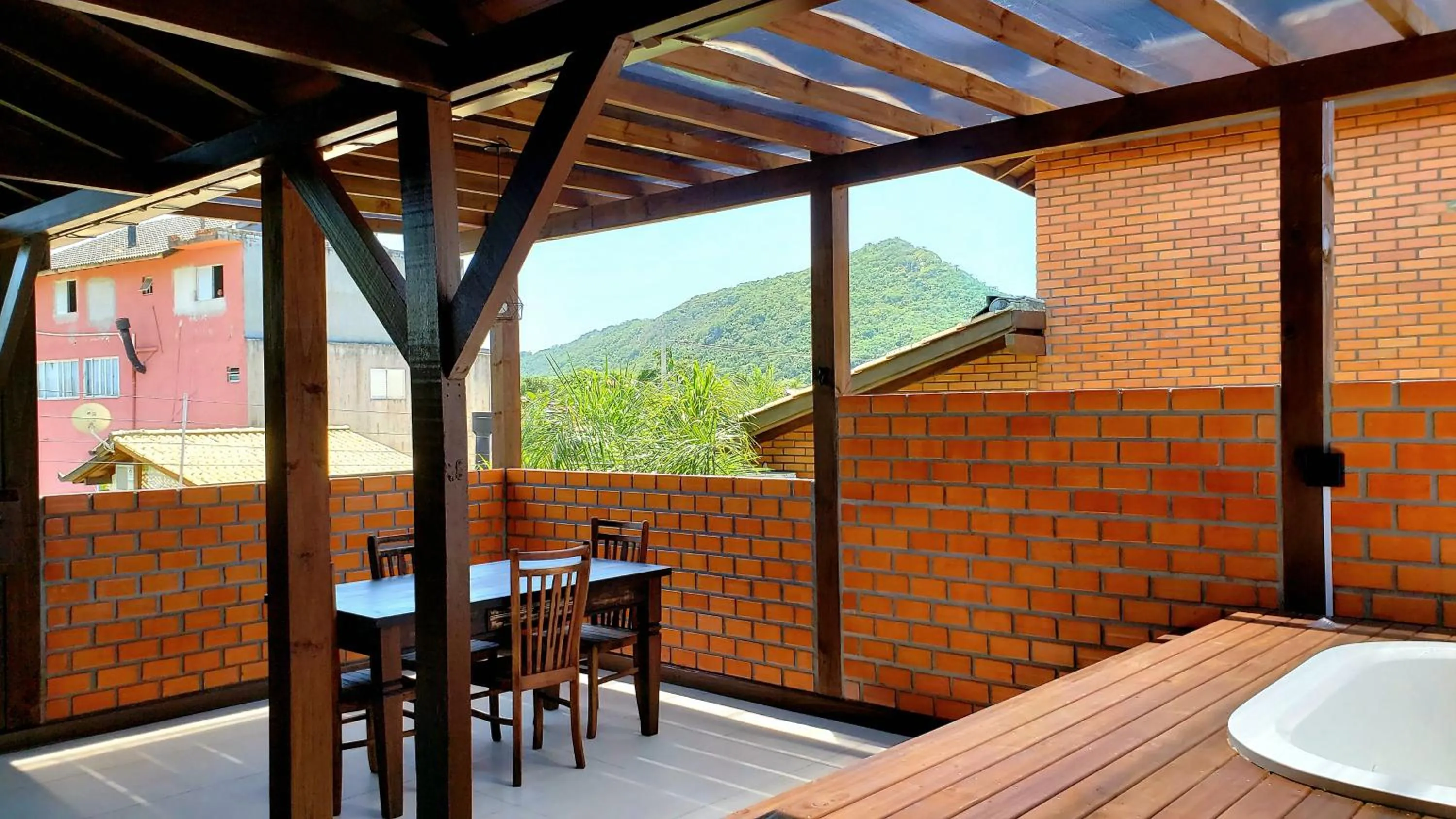 Hot Tub in Pousada Doce Mar