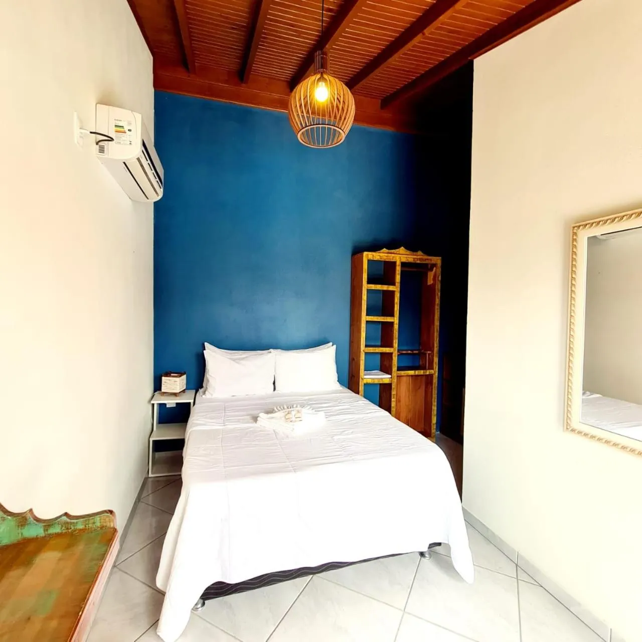 Bed in Pousada Doce Mar