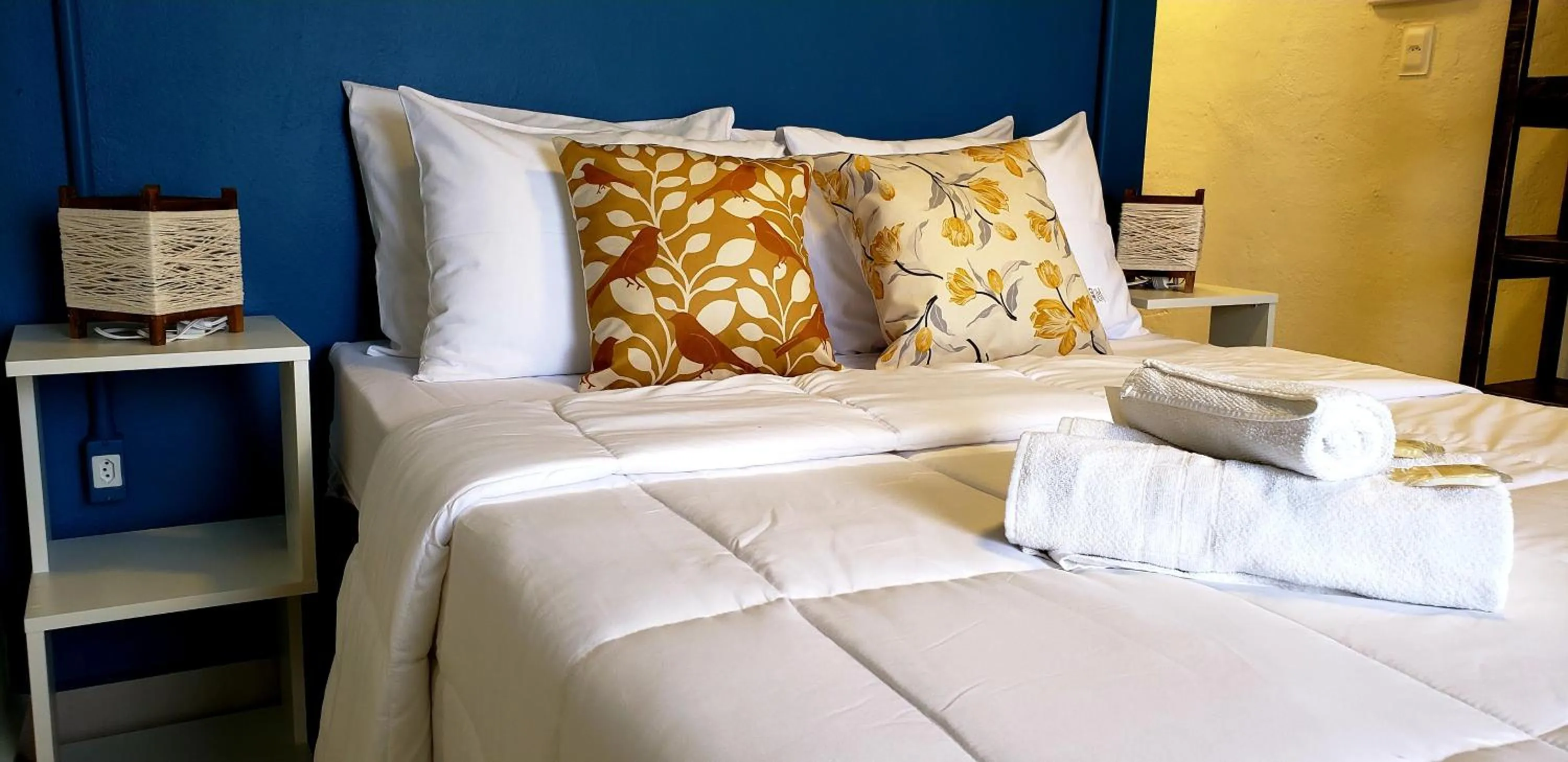 Bed in Pousada Doce Mar