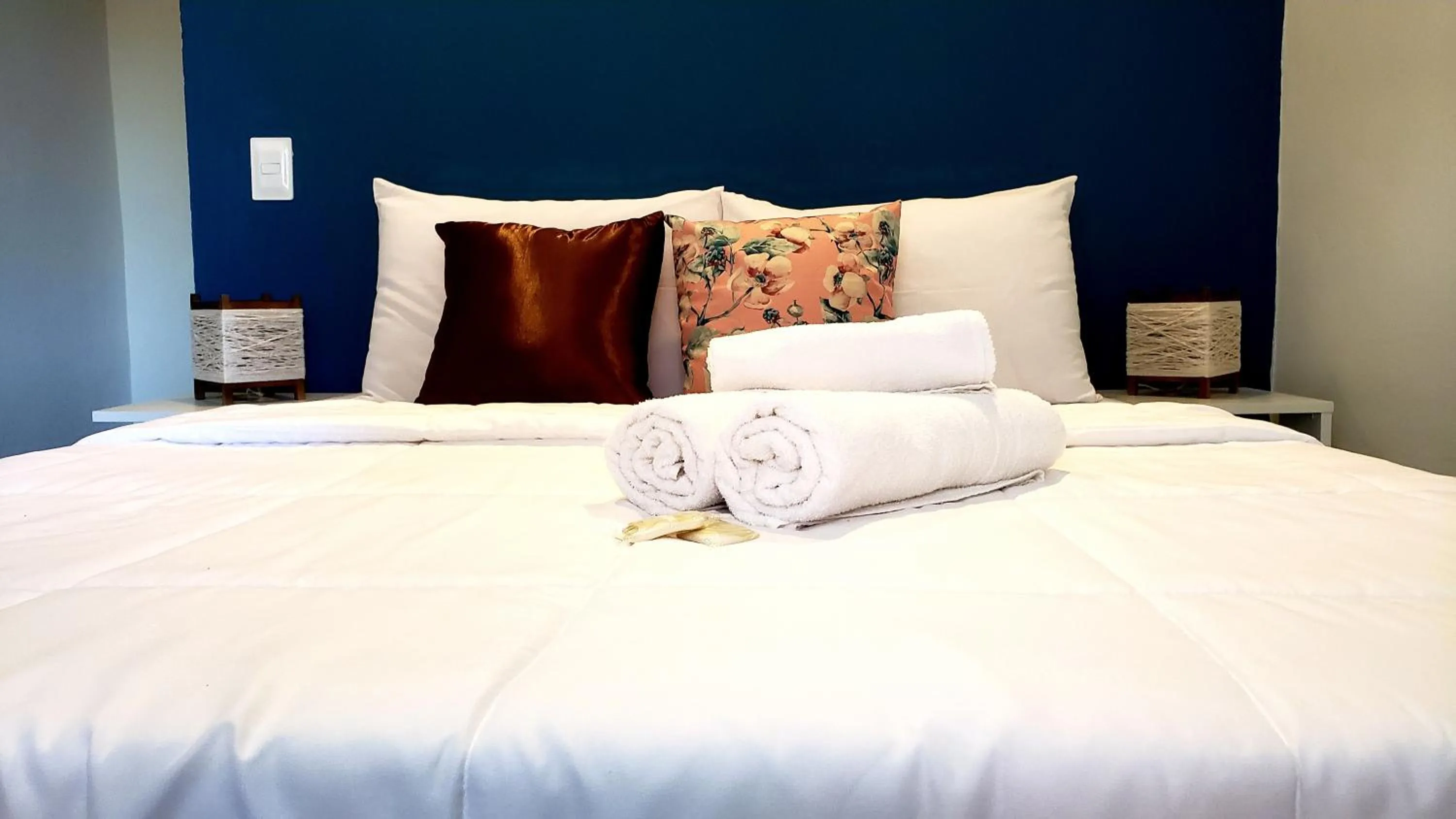 Bed in Pousada Doce Mar