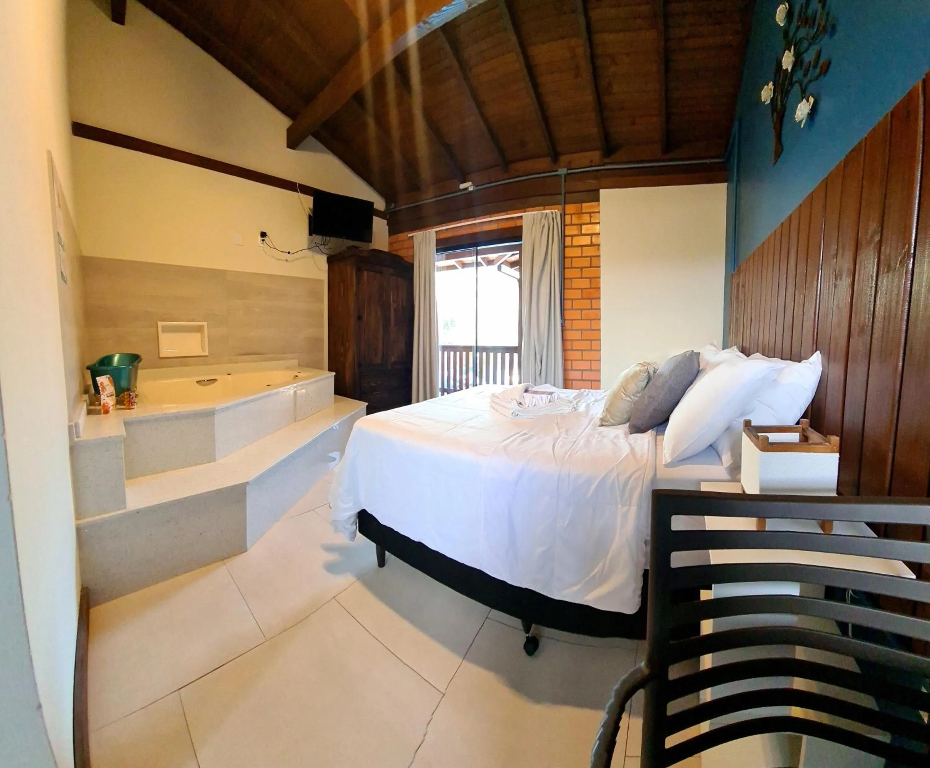 Bed in Pousada Doce Mar