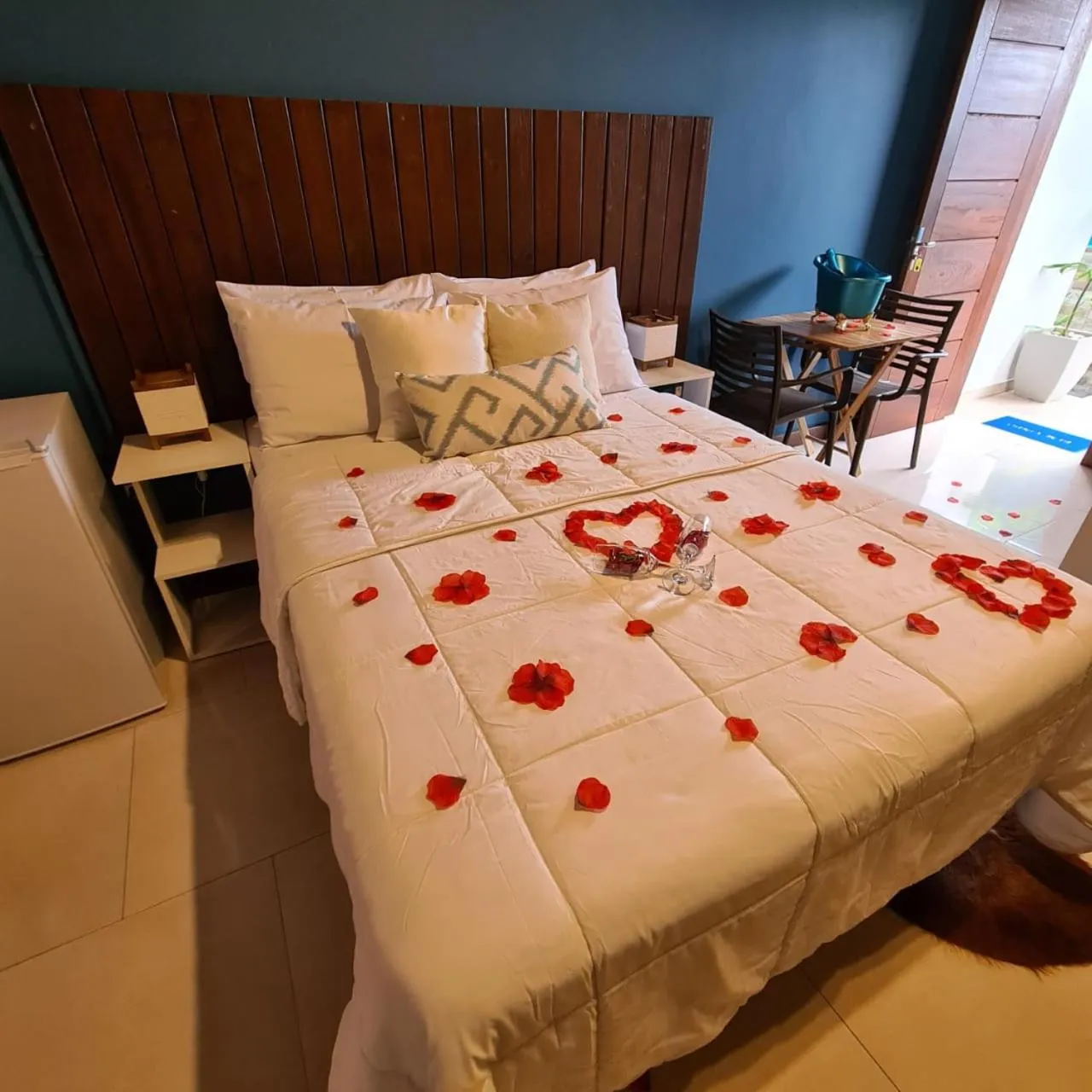 Bed in Pousada Doce Mar