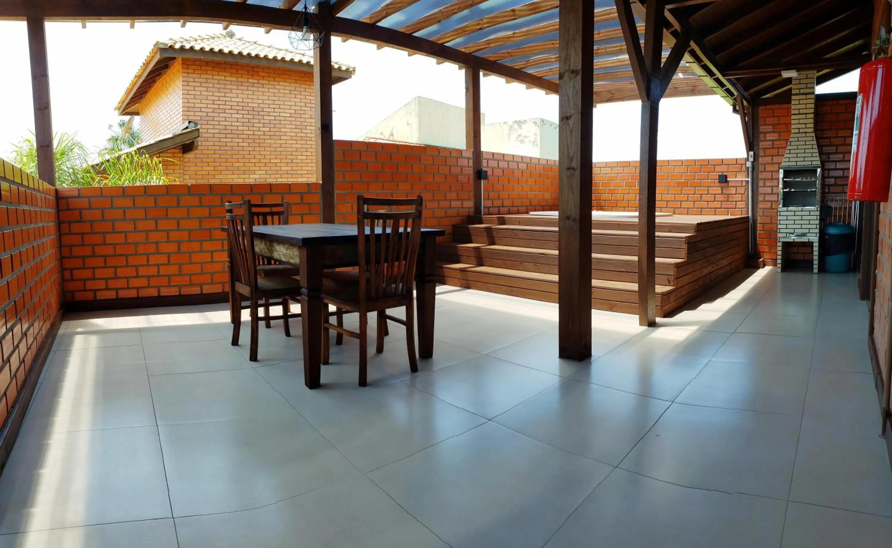 BBQ facilities in Pousada Doce Mar