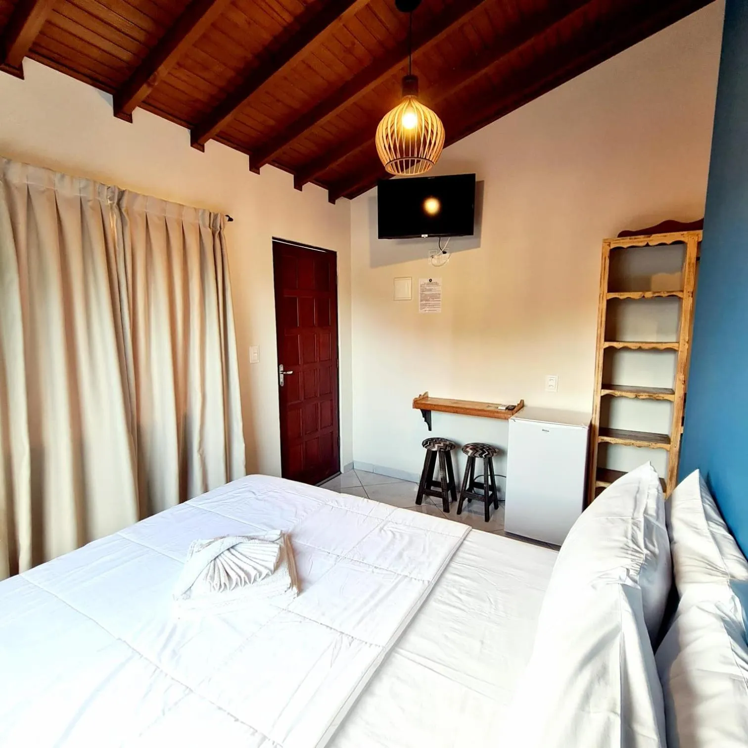 Bed in Pousada Doce Mar