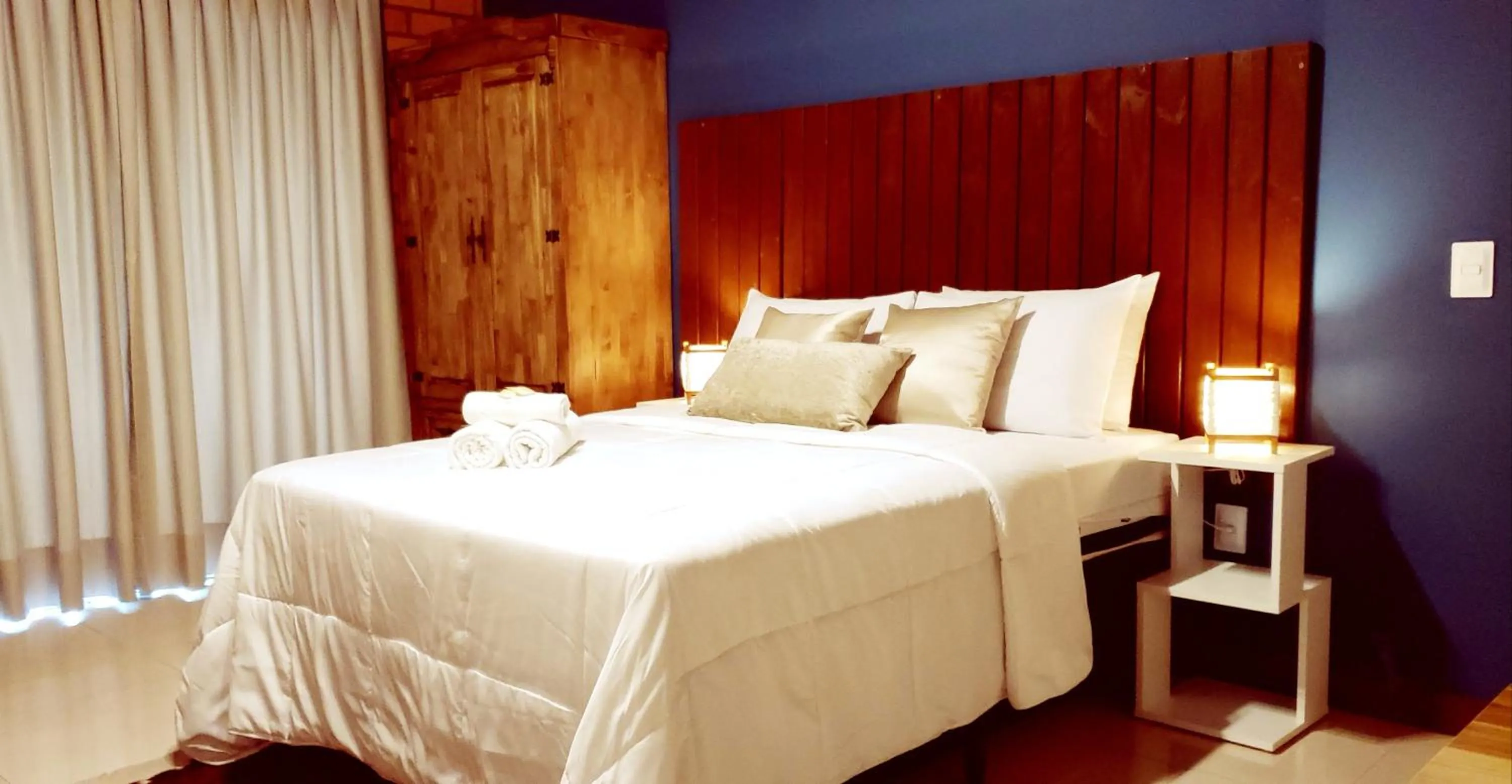 Bed in Pousada Doce Mar