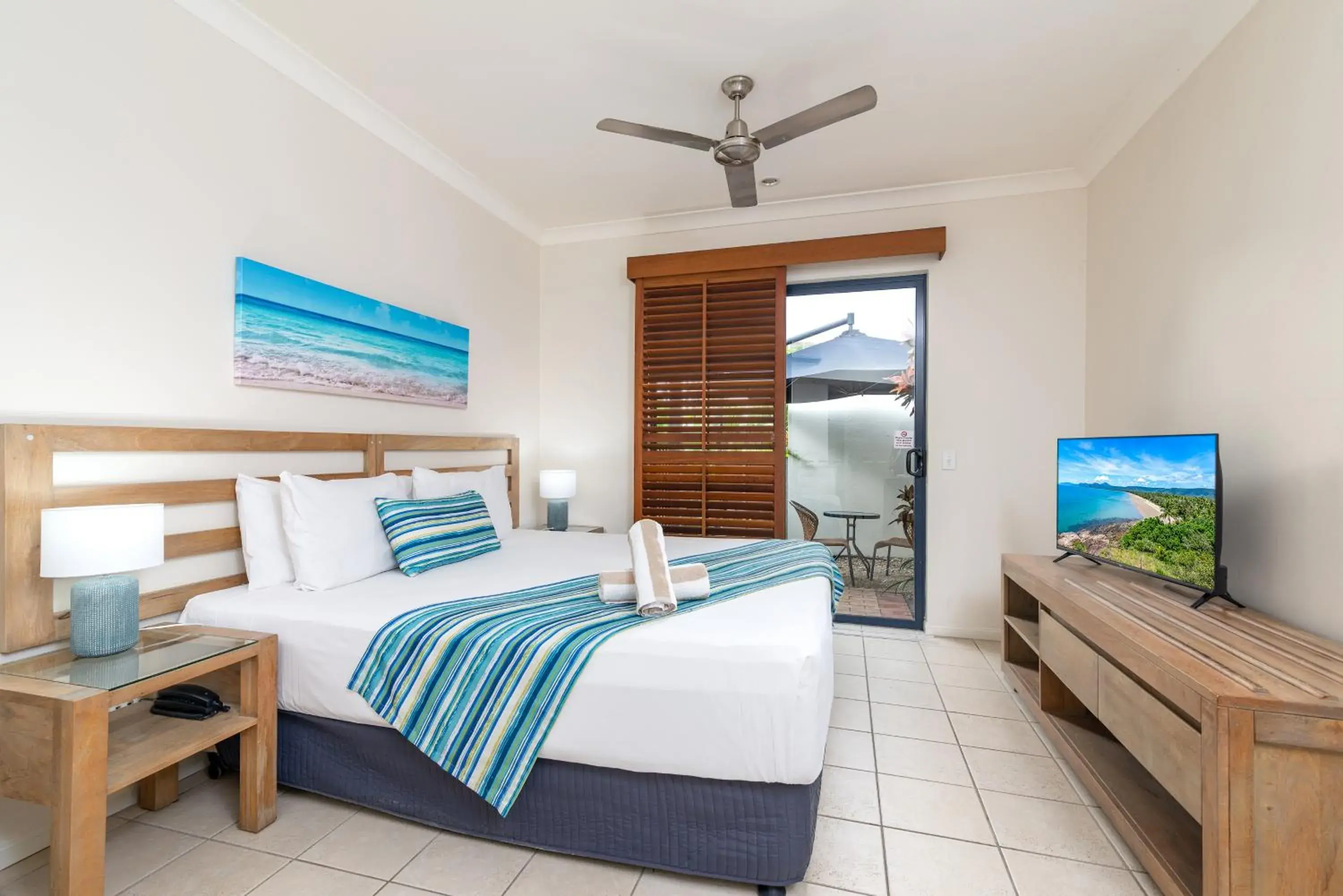 Bedroom, Bed in Meridian at Port Douglas - Adults Only Bedroom, Bed in Meridian at Port Douglas - Adults Only
