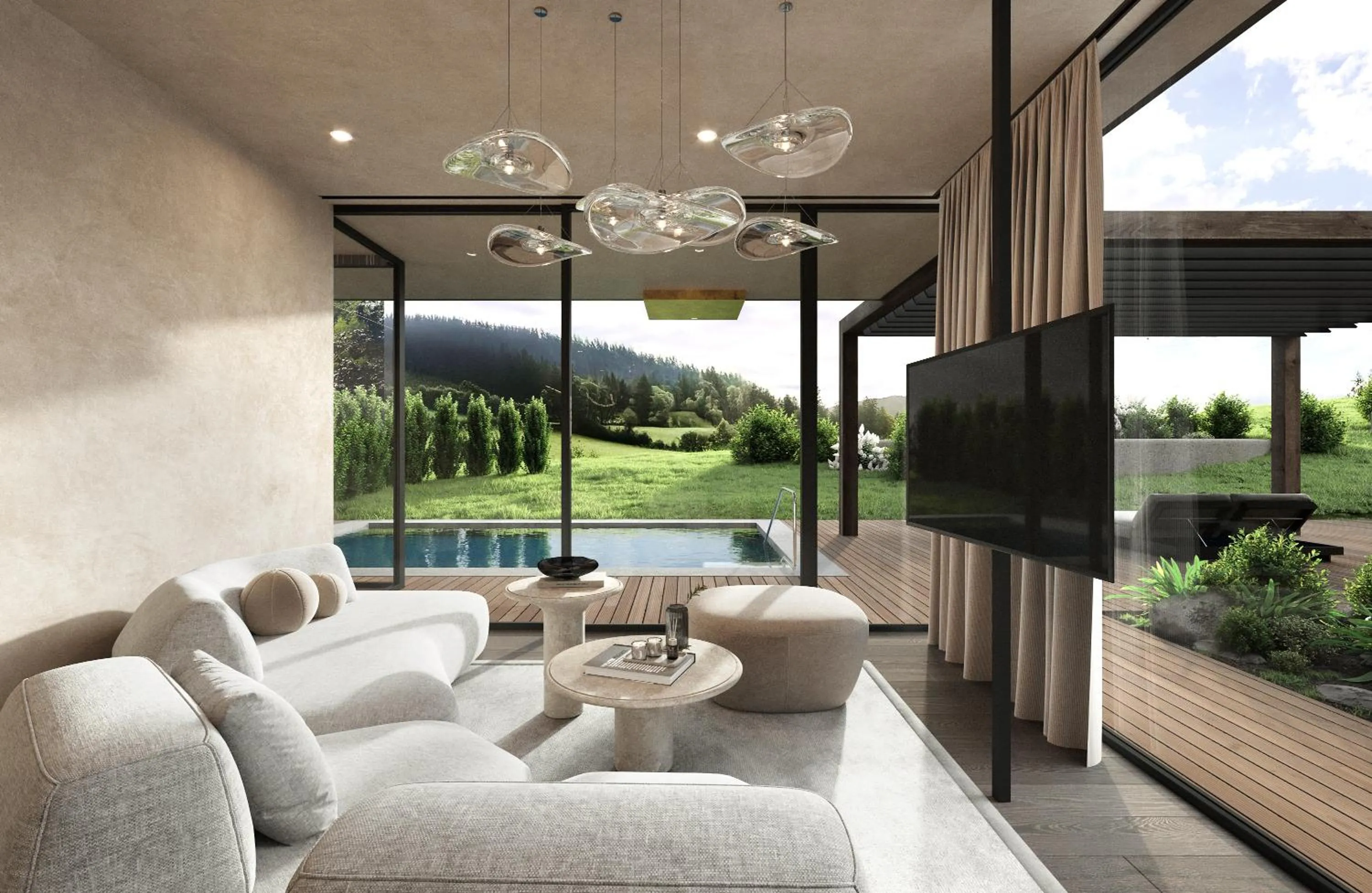 Suite with Private Pool in Viktoria Alpine Hideaway