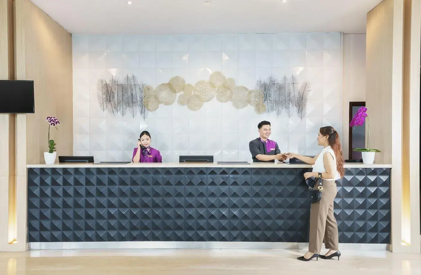 Lobby or reception in Swiss-Belinn Modern Cikande Lobby or reception in Swiss-Belinn Modern Cikande