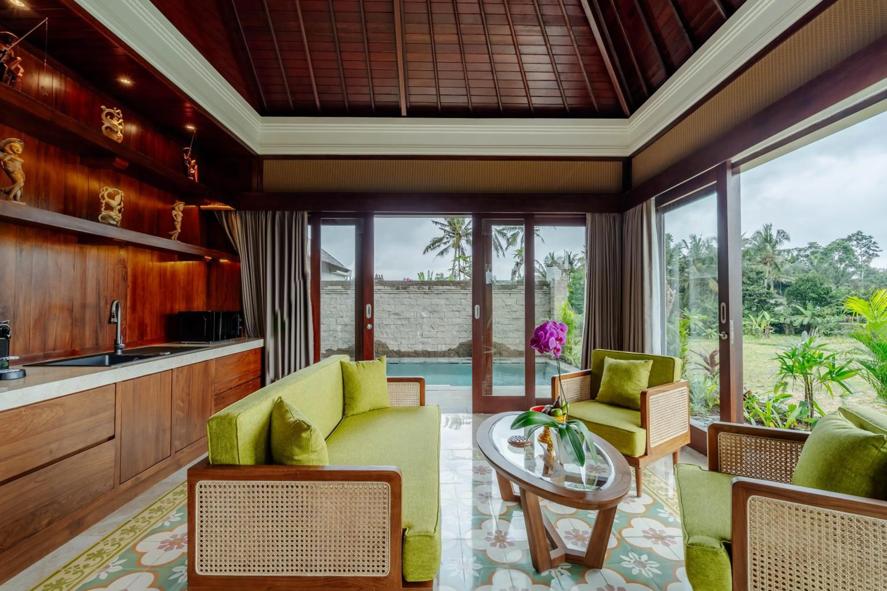 Living room in Arkamara Dijiwa Ubud