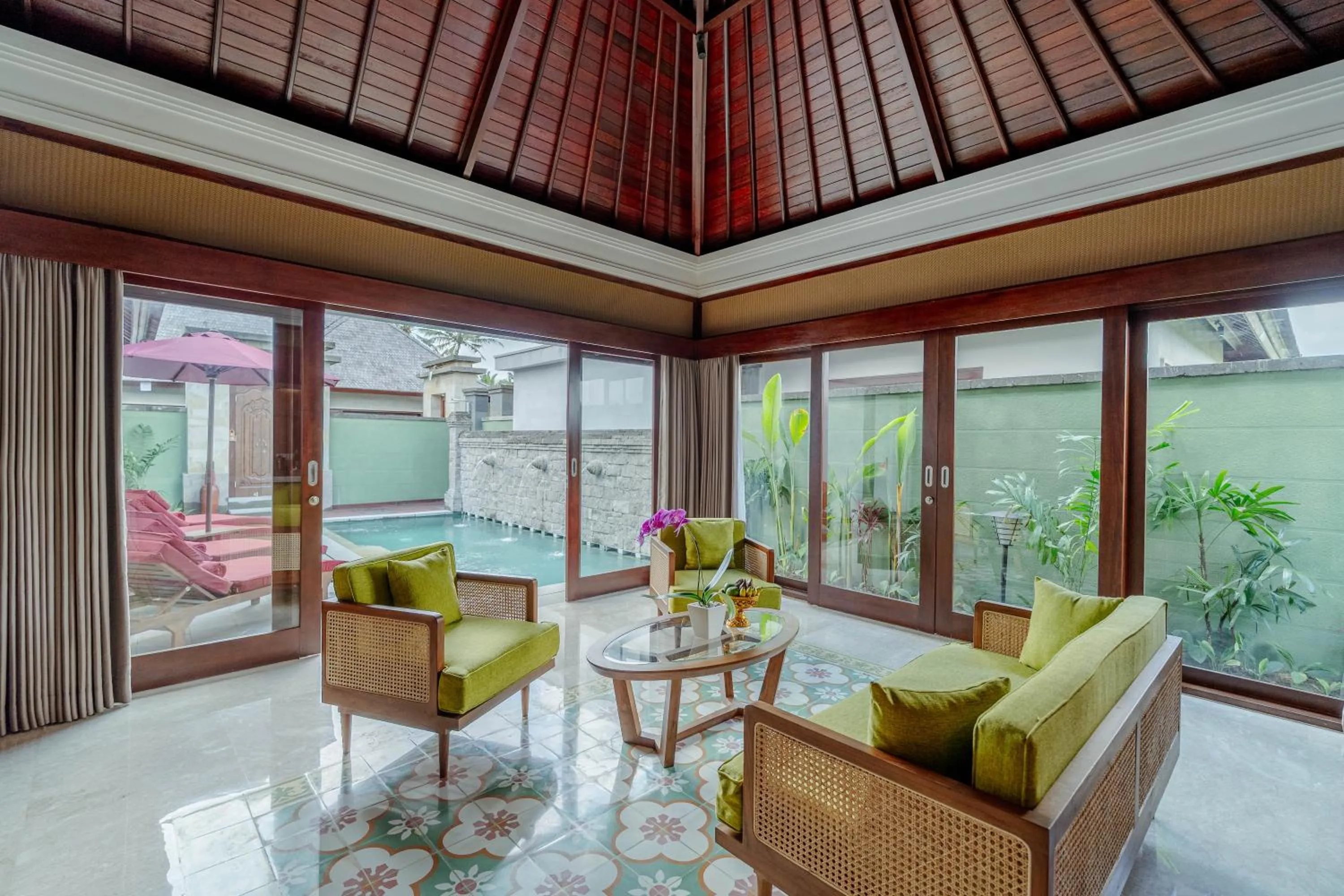 Living room in Arkamara Dijiwa Ubud