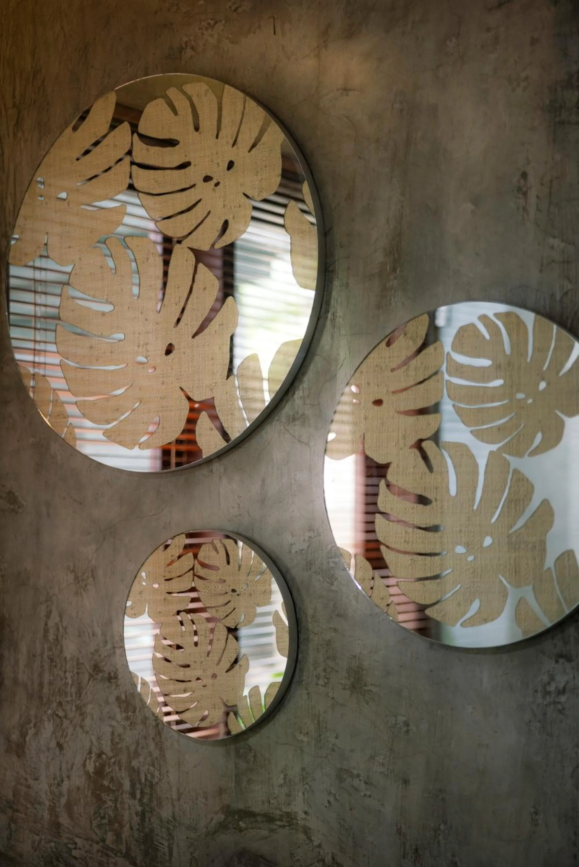 Decorative detail in Daun Lebar Villas