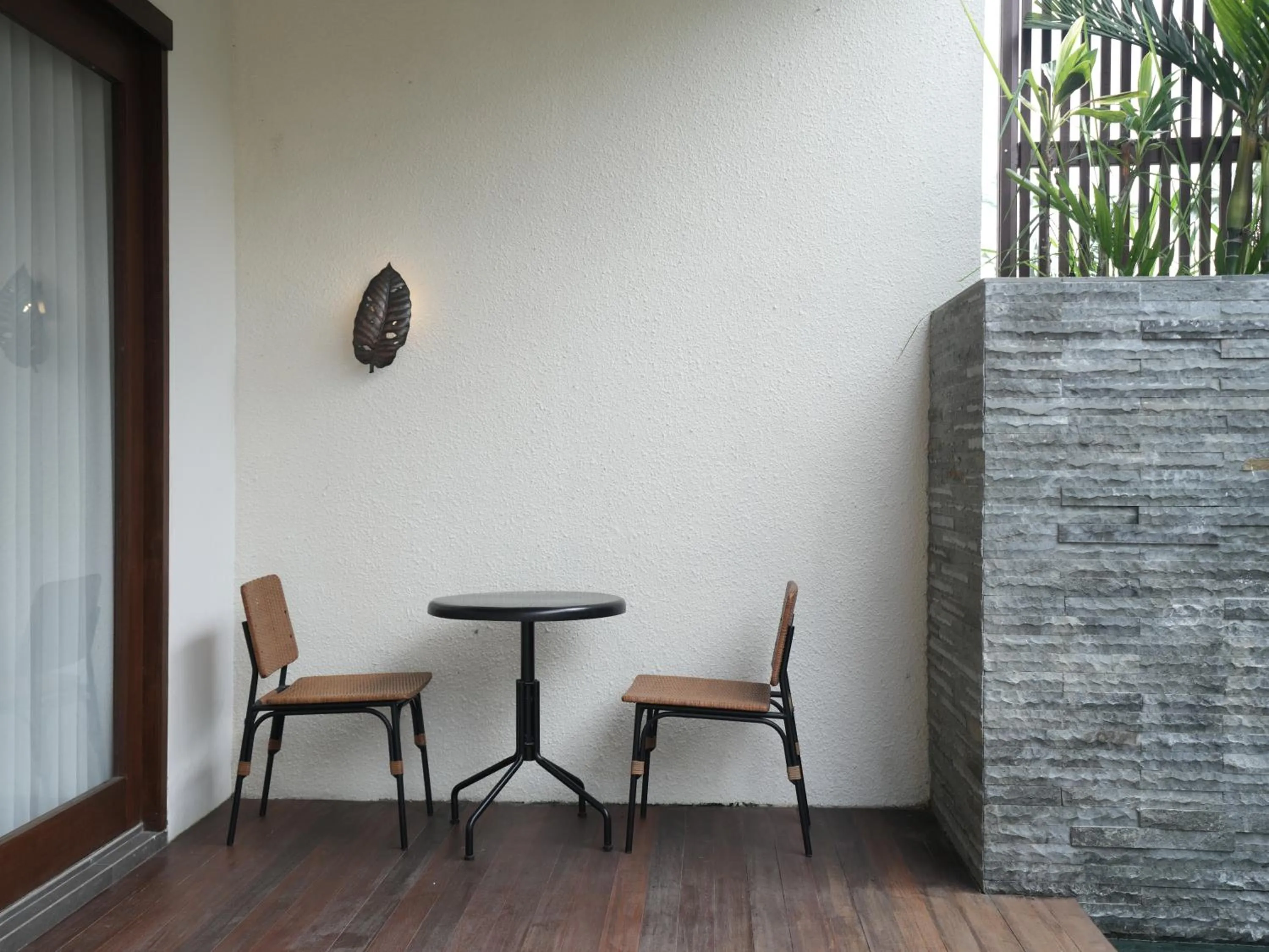 Seating area in Daun Lebar Villas