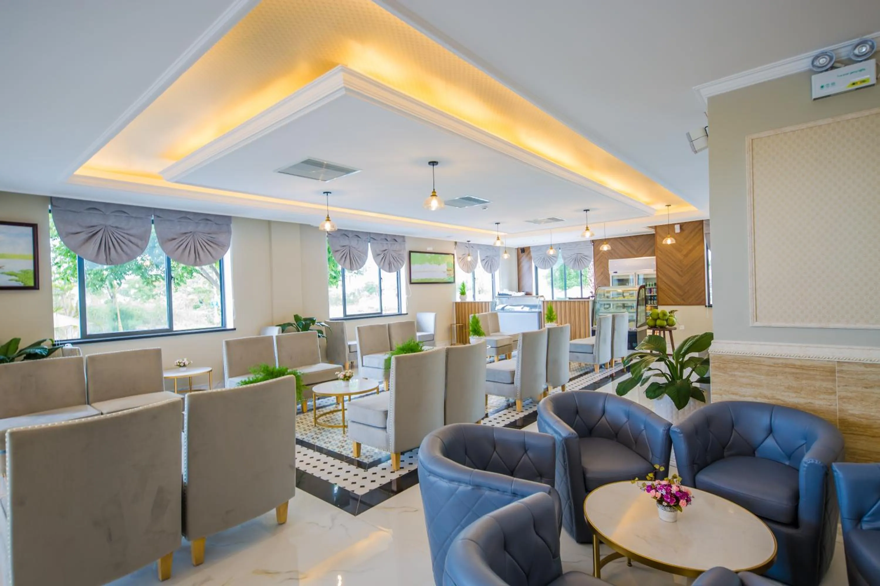Seating area in Orbit Hotel Nha Trang