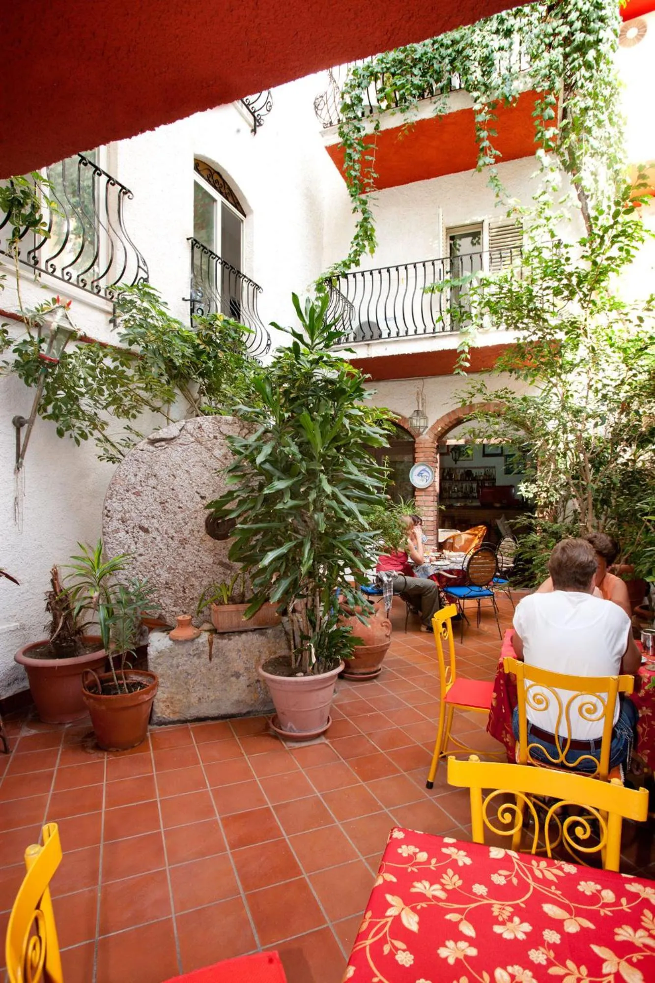Patio in Hotel da Peppe