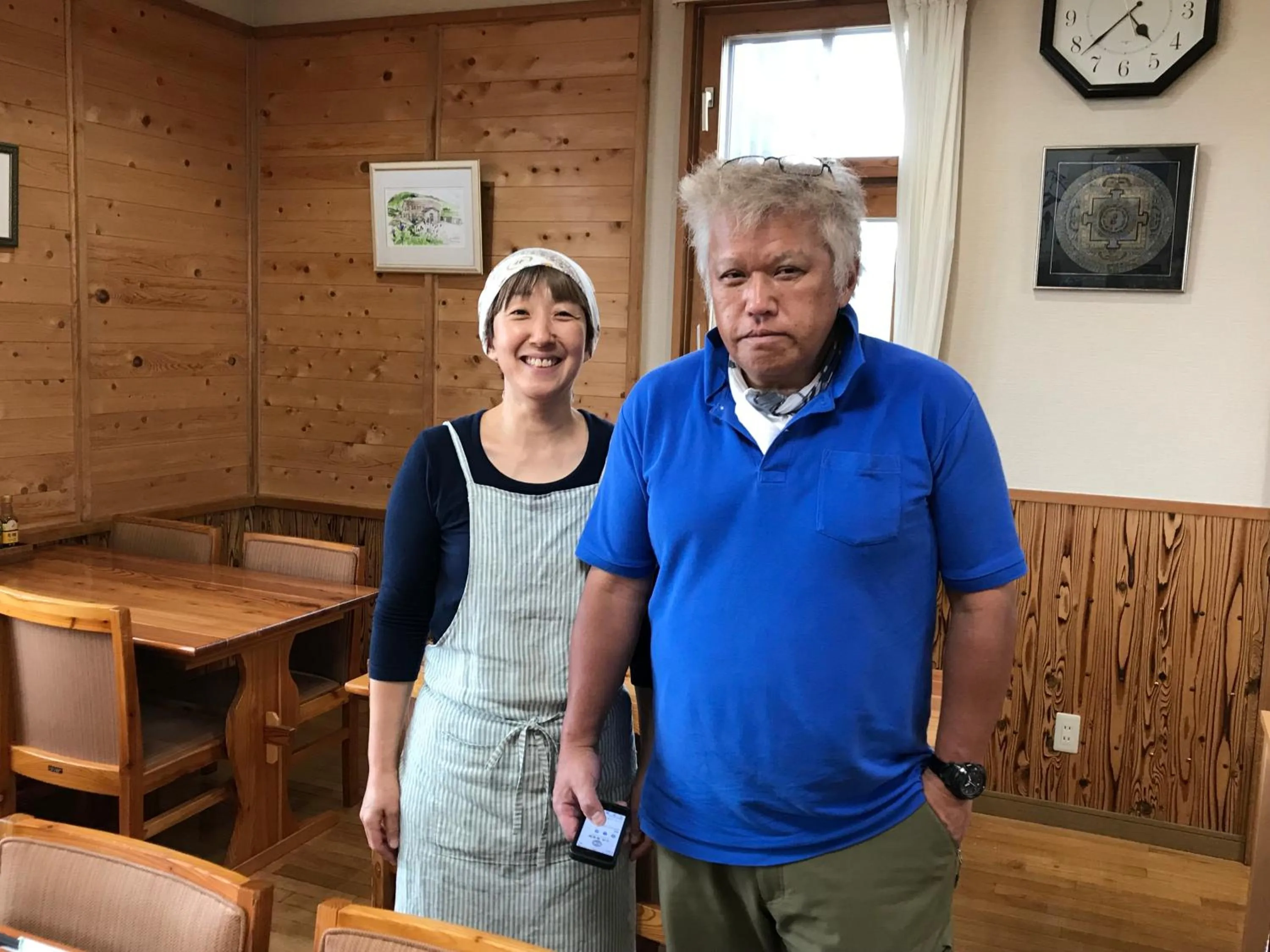 Staff in Tengudaira Mountain Lodge