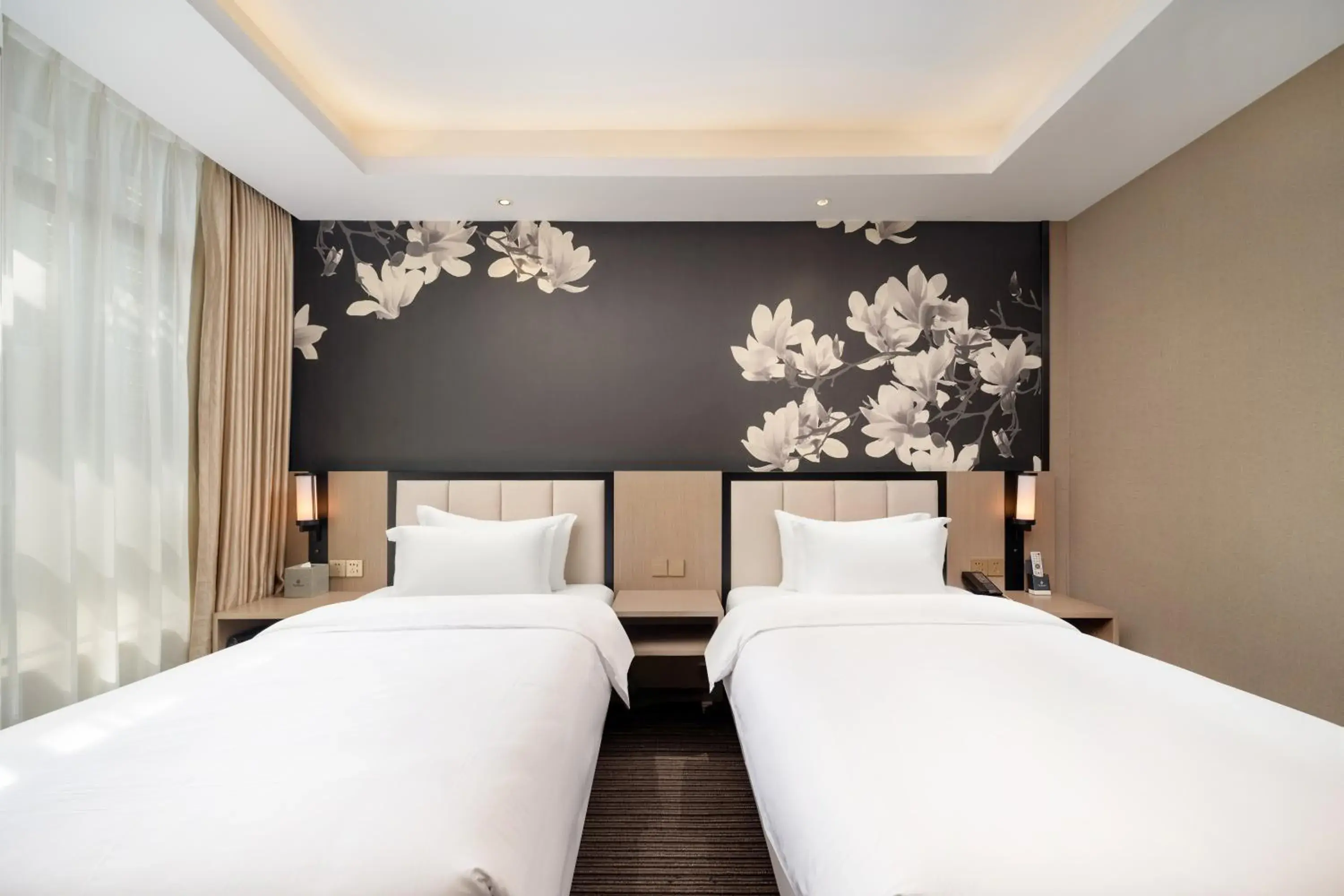 Superior Twin Room in GHIC The Mulian Hotel of Bio-island Guangzhou Superior Twin Room in GHIC The Mulian Hotel of Bio-island Guangzhou