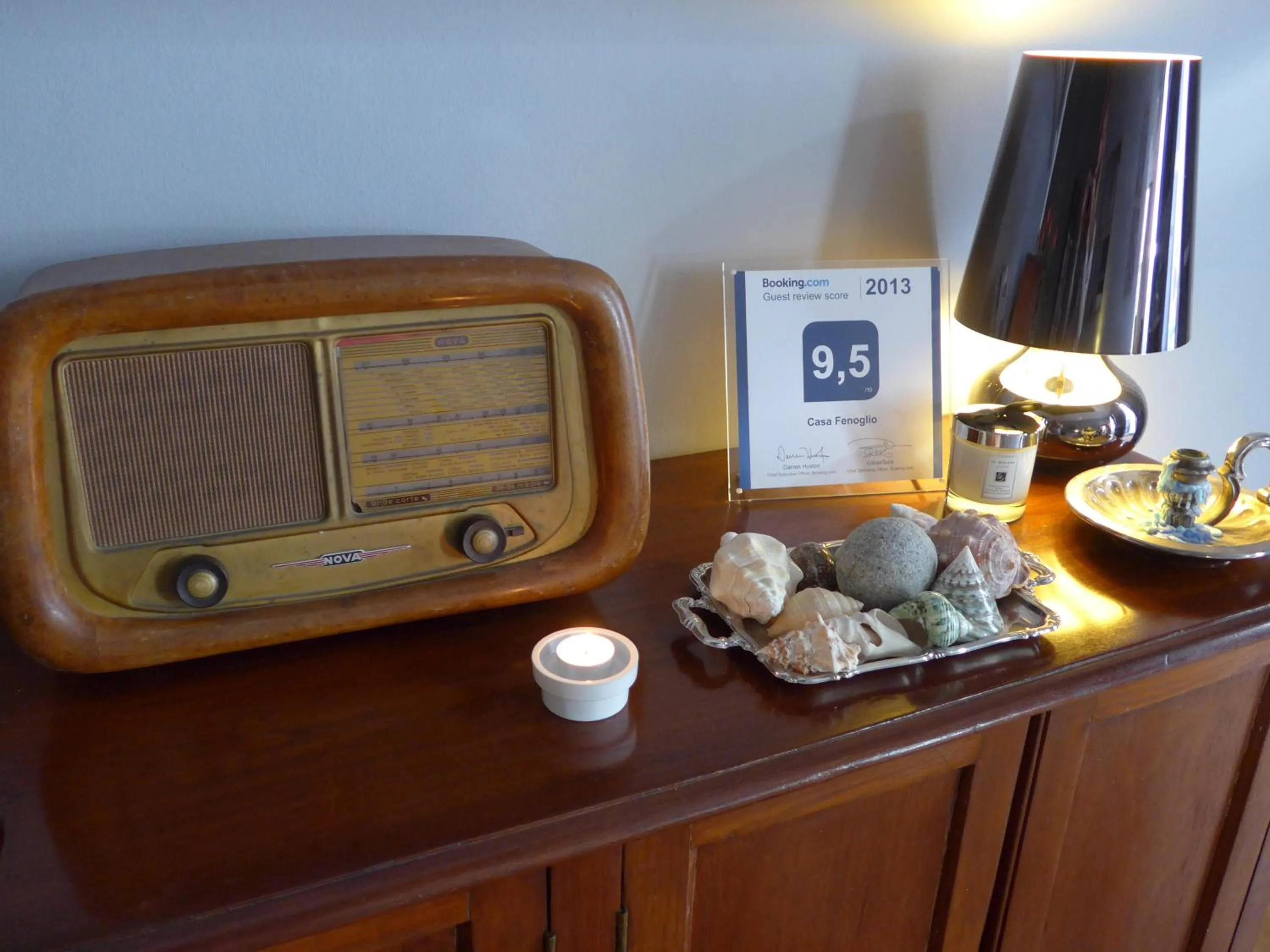 Decorative detail in B&B Casa Fenoglio