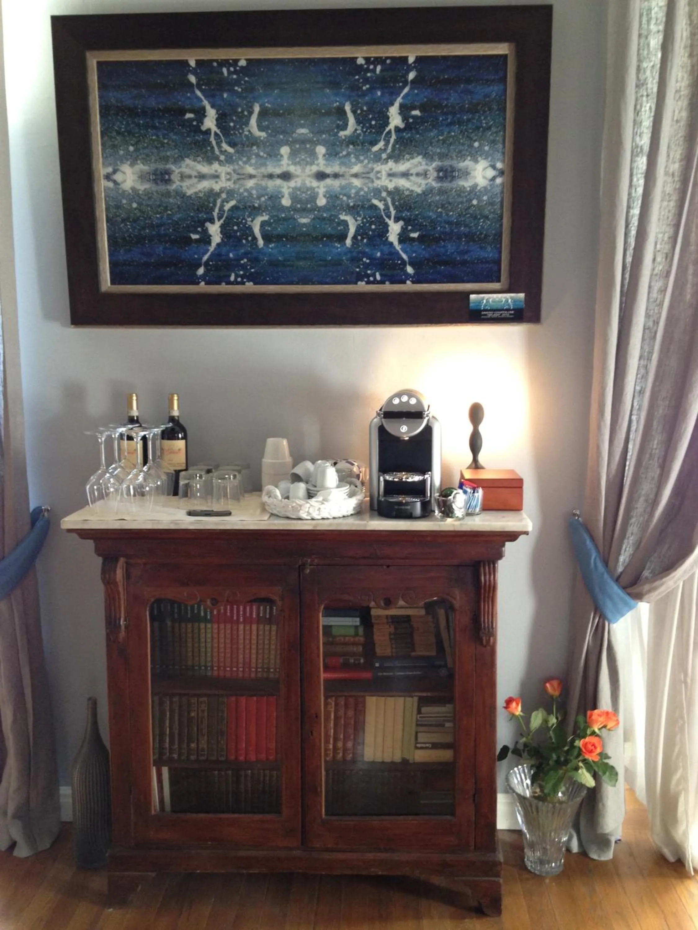 Decorative detail in B&B Casa Fenoglio