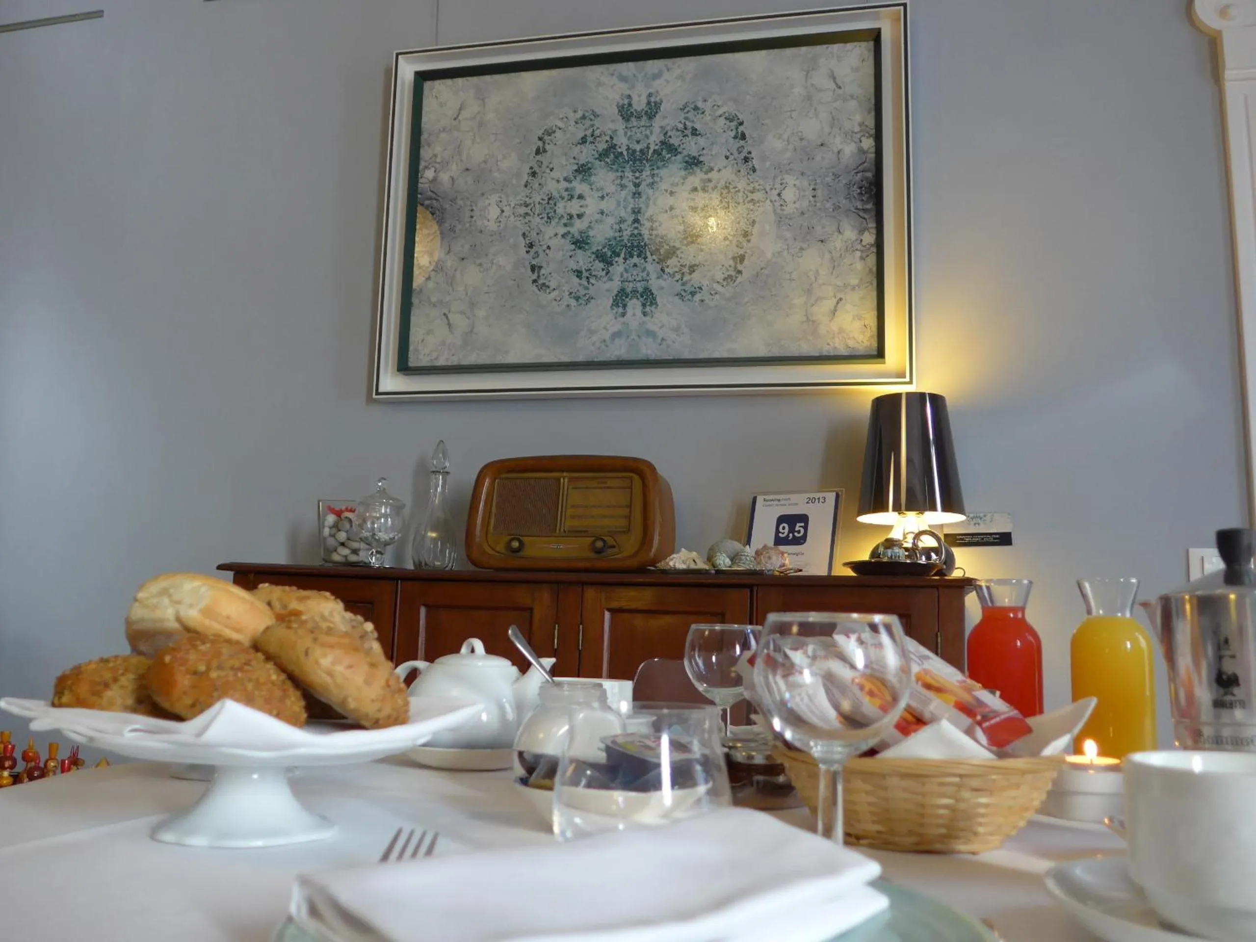 Dining area in B&B Casa Fenoglio