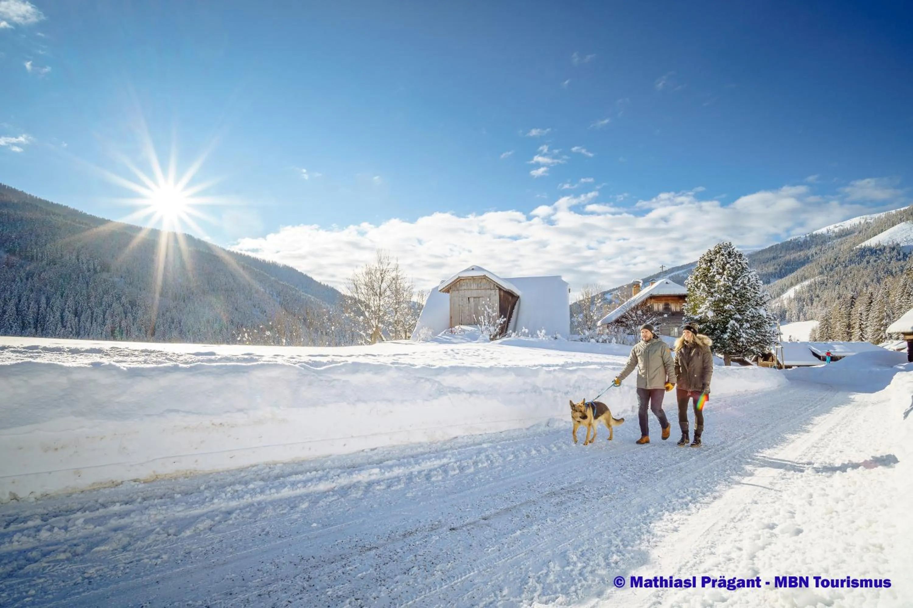 Natural landscape in Ferienhaus Christina