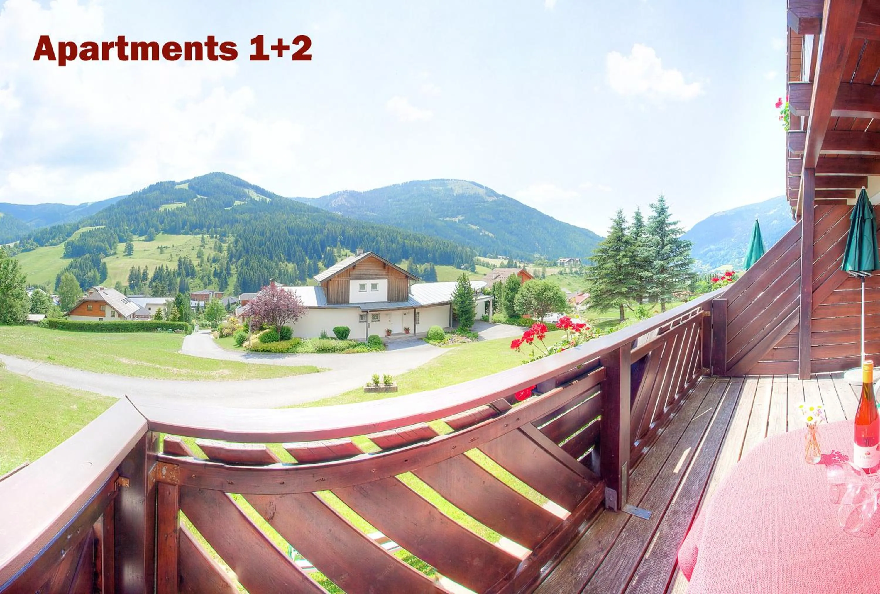 Balcony/Terrace in Ferienhaus Christina