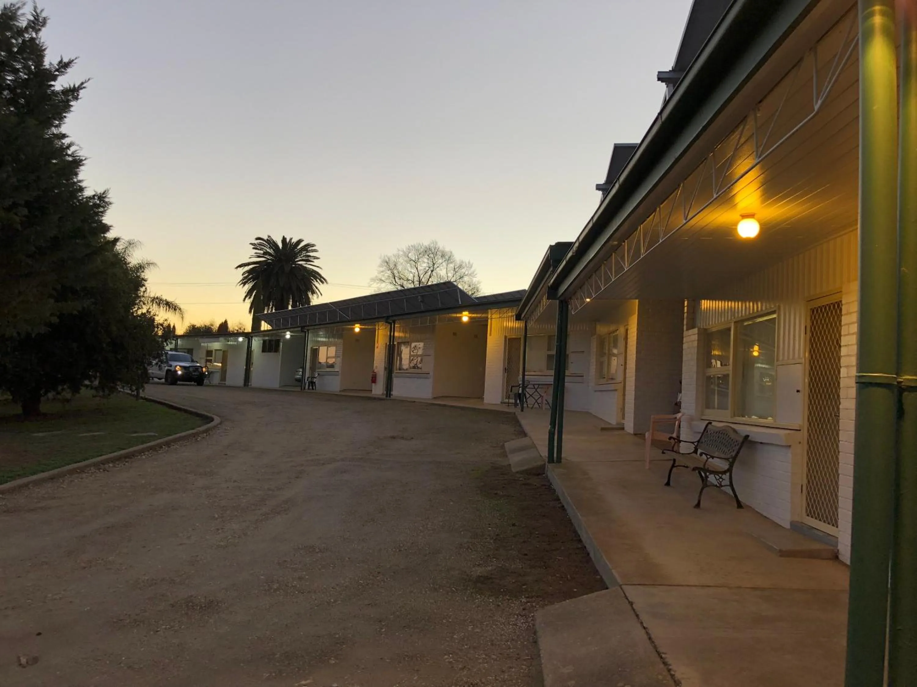 Property building in Green Door Motel