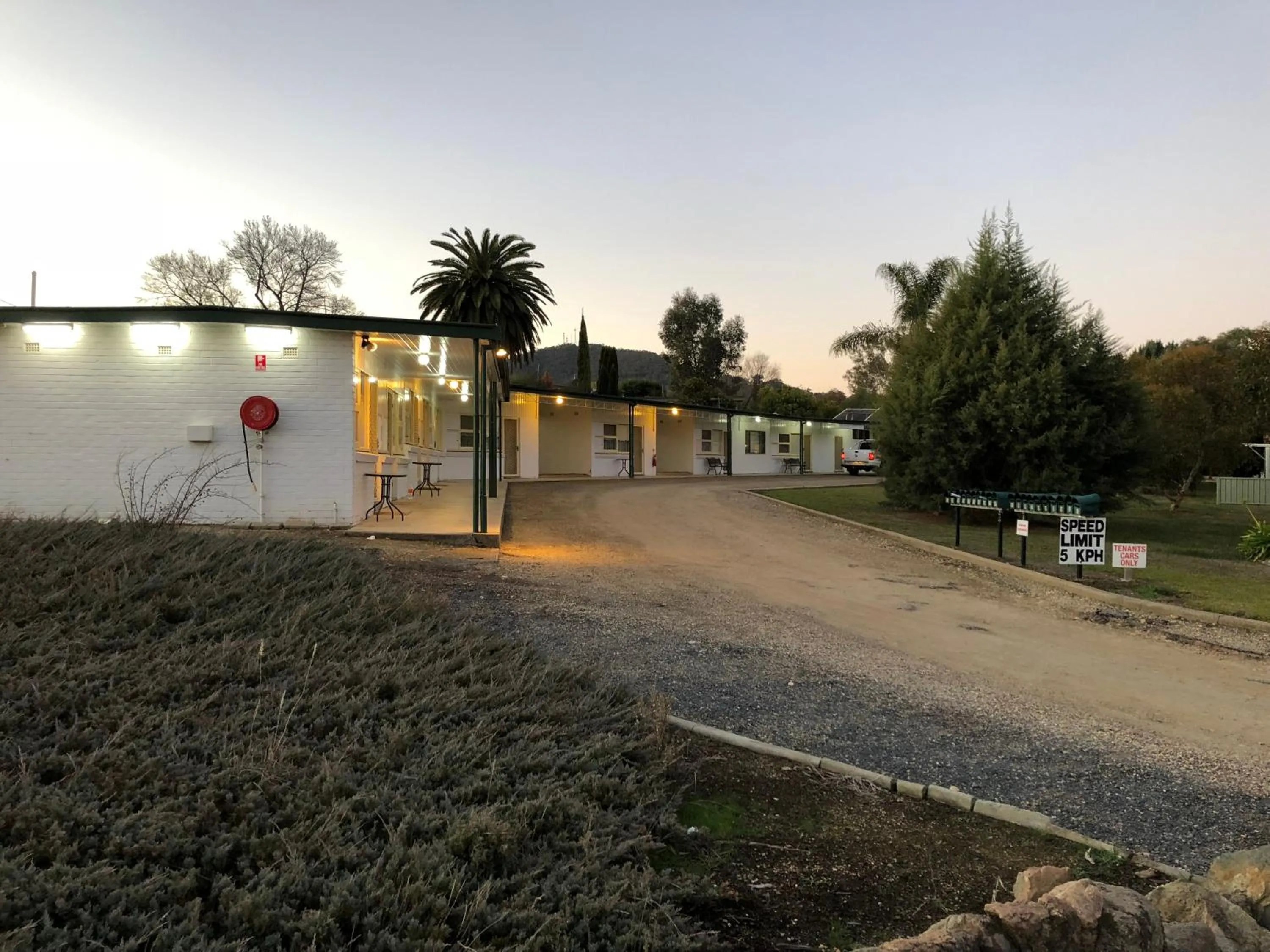 Property building in Green Door Motel