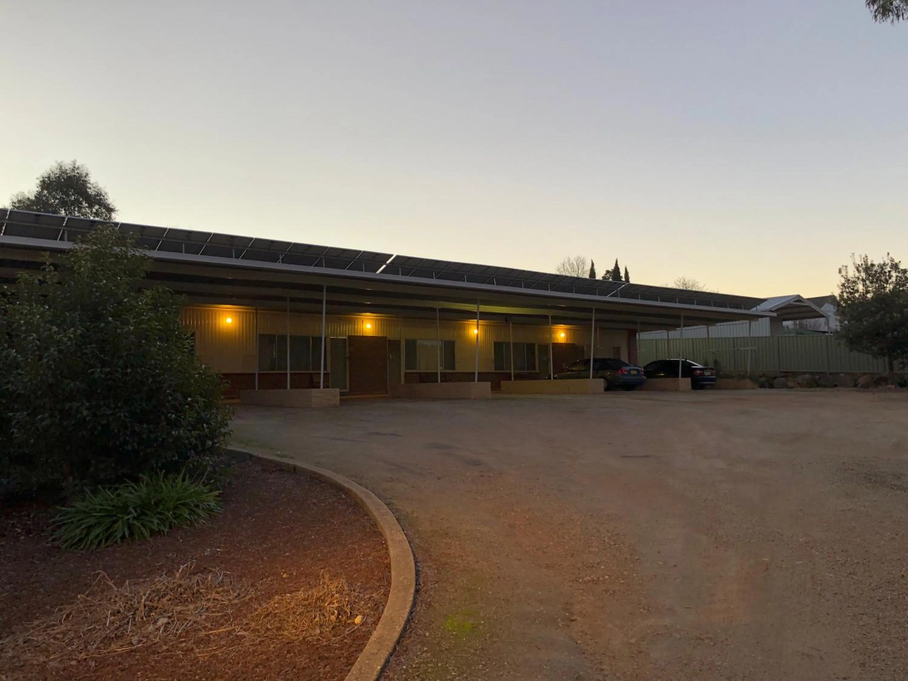 Property building in Green Door Motel