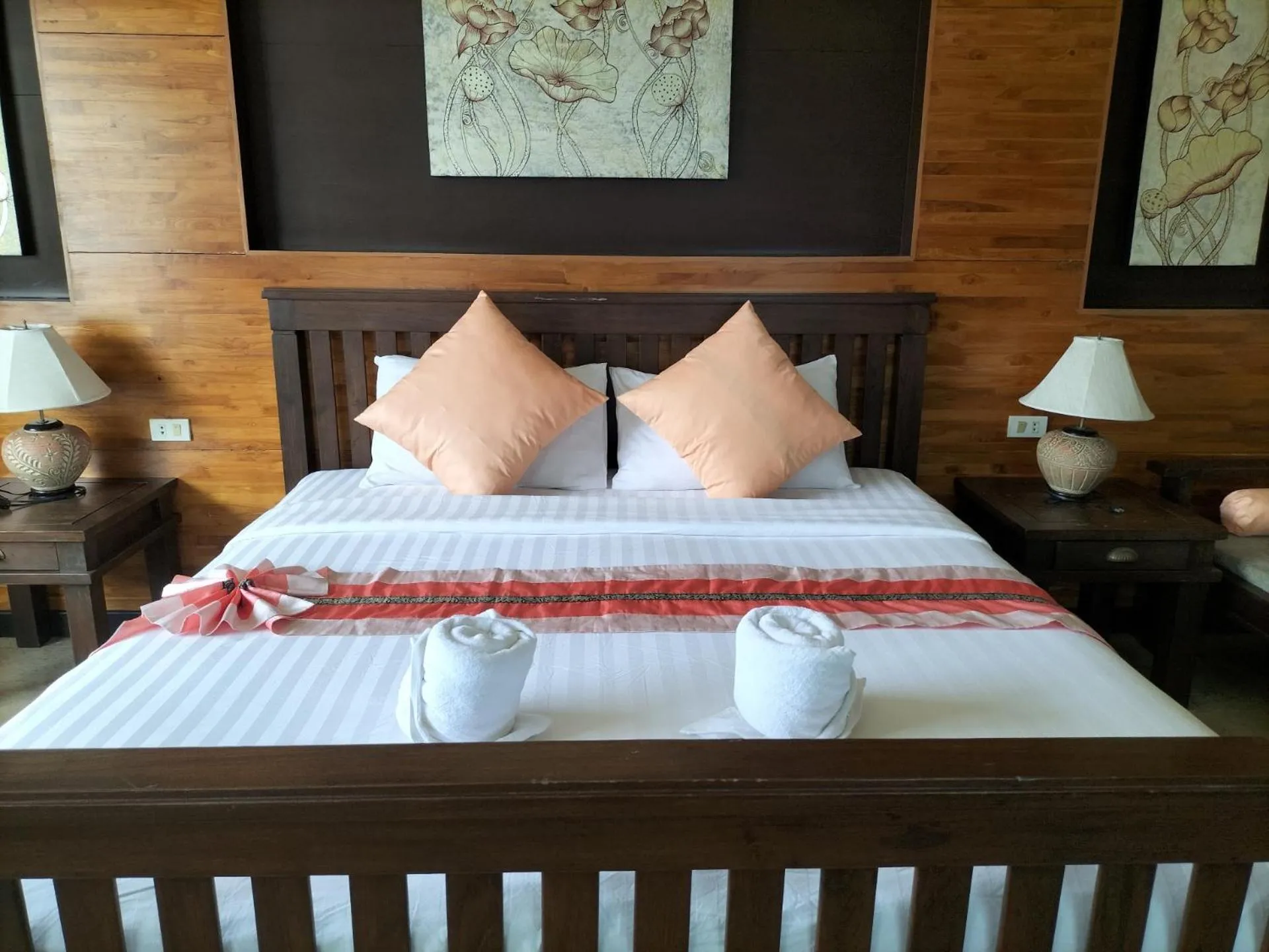 Bed in Lotus Paradise Resort - SHA PLUS