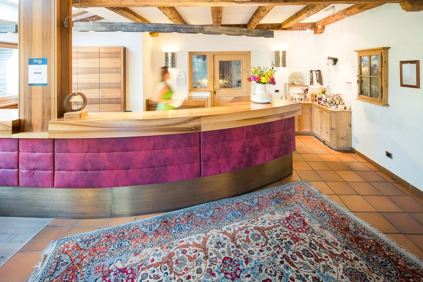 Lobby or reception in Parc Hotel Tyrol