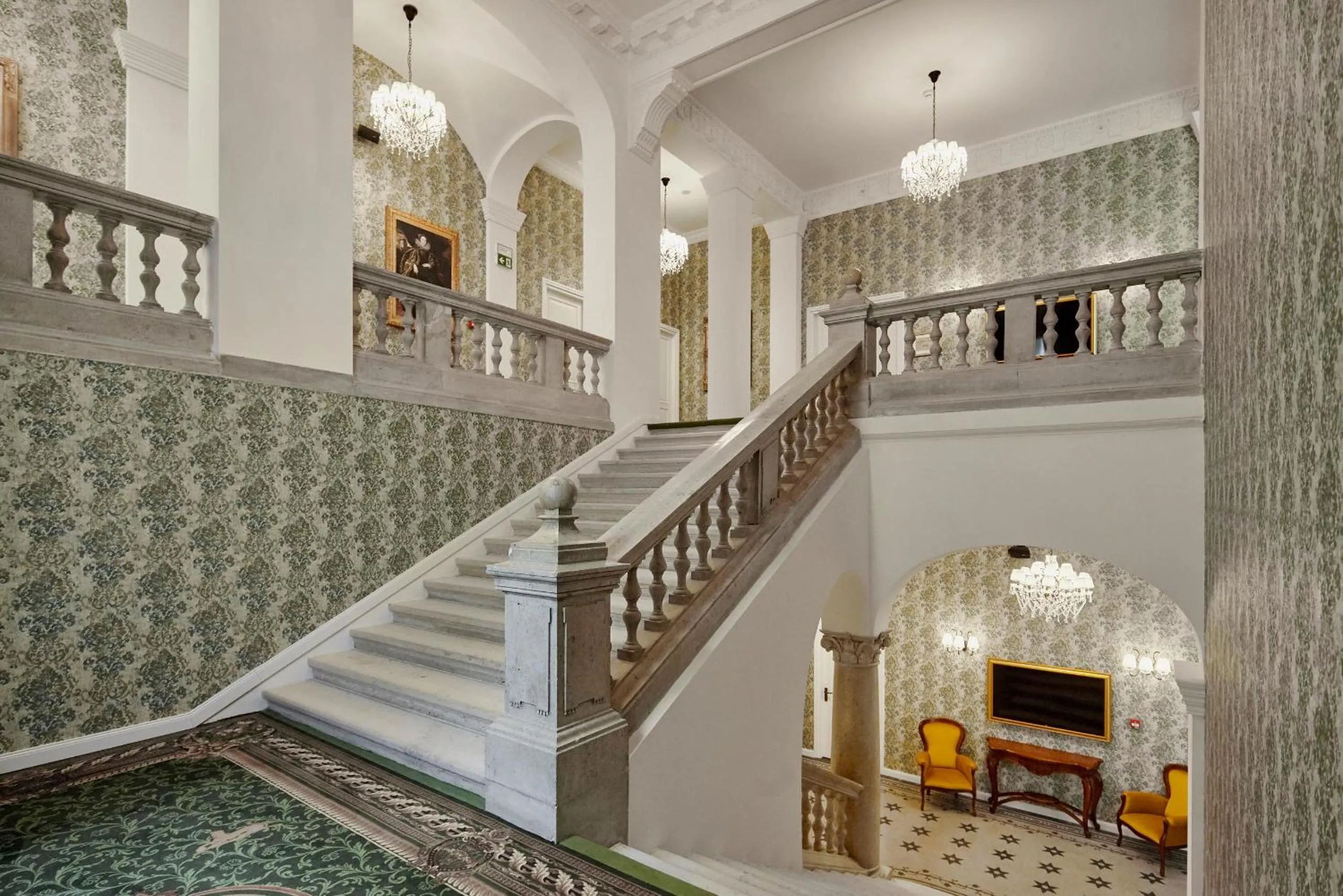 Decorative detail in Mystery Hotel Budapest, Preferred Hotels & Resorts